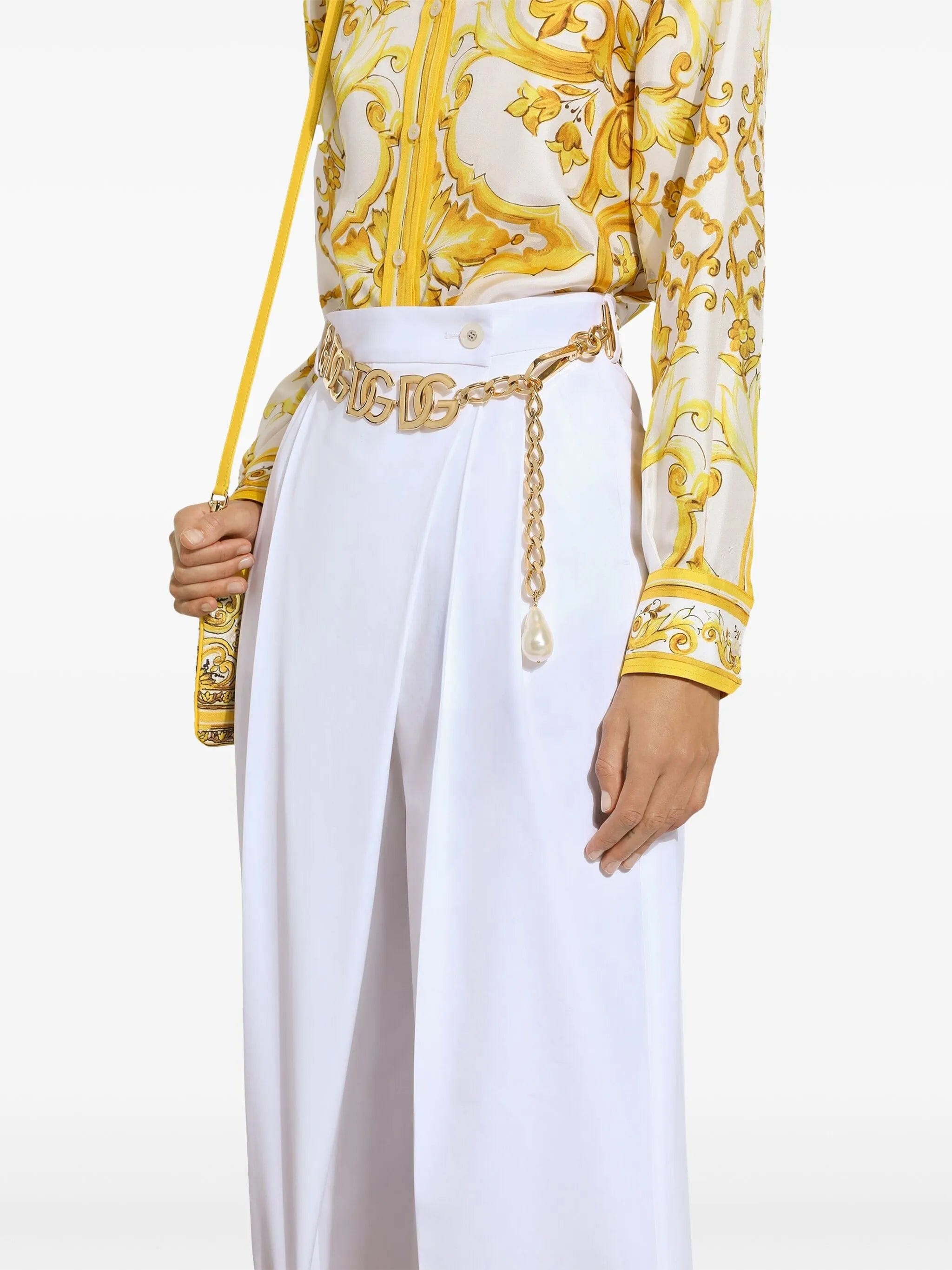 Dolce & Gabbana high - waist flared trousers