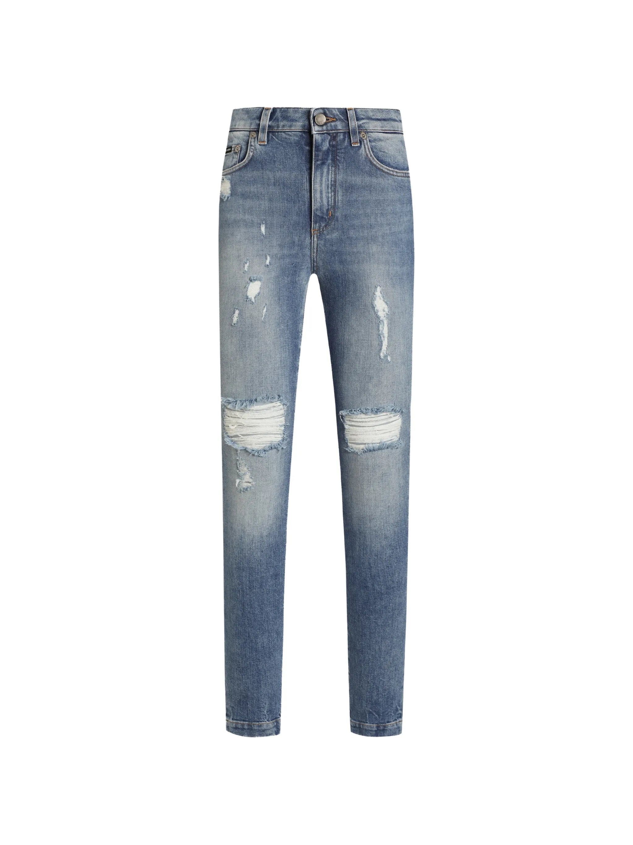 Dolce & Gabbana Audrey distressed skinny jeans