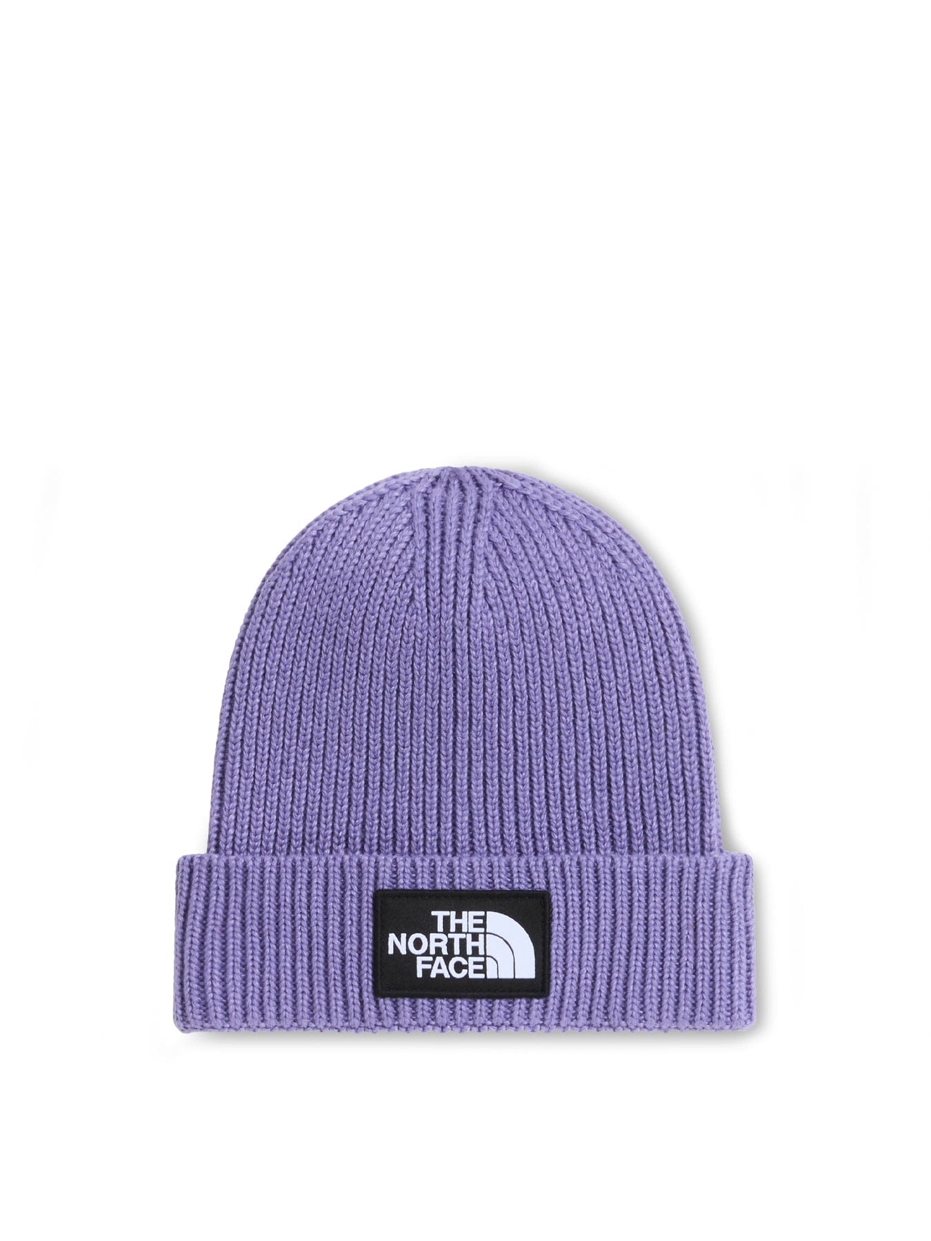 The North Face Kids' Logo Box Cuffed Beanie Purple