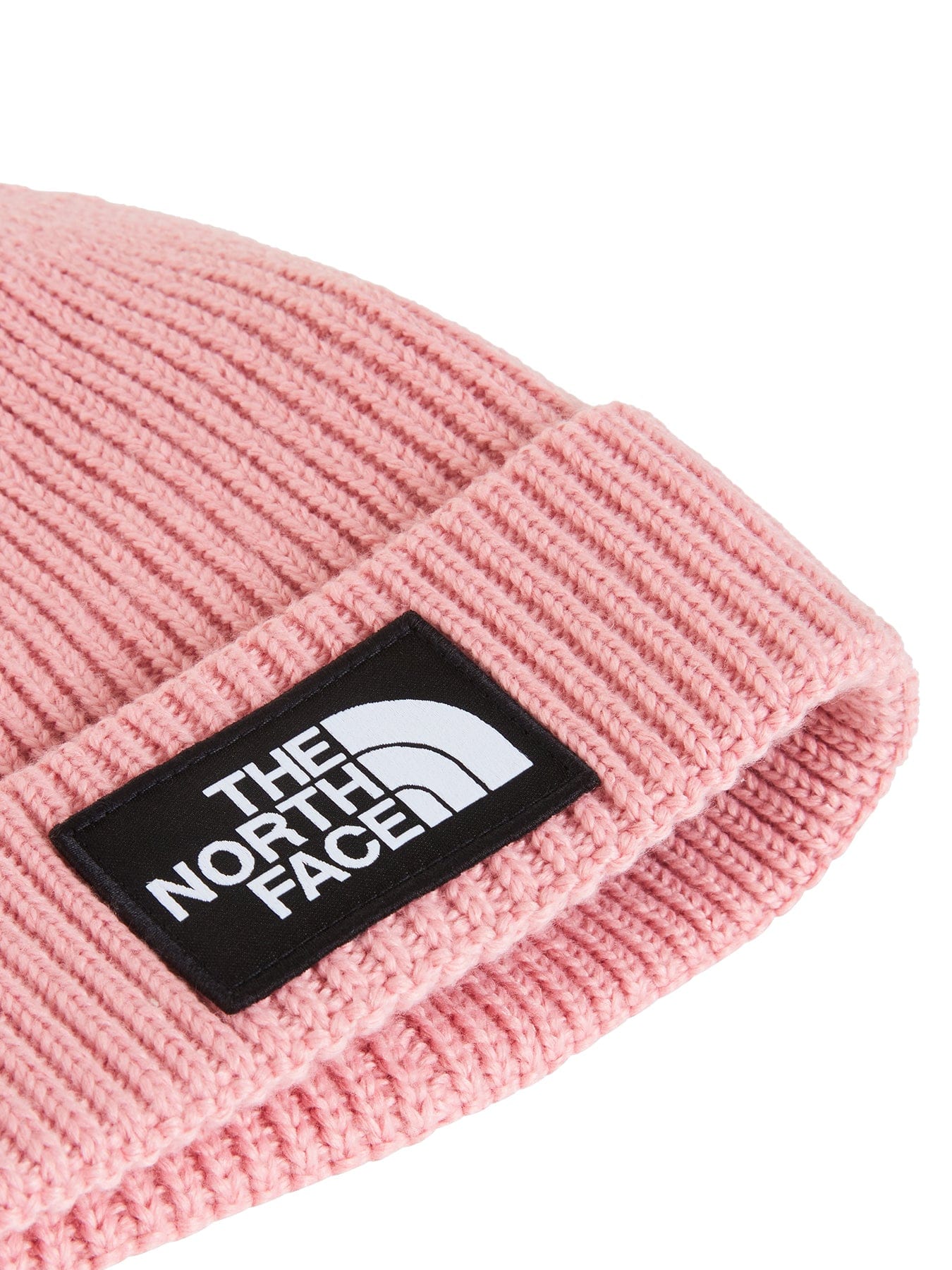 The North Face Kids' Logo Box Cuffed Beanie Pink