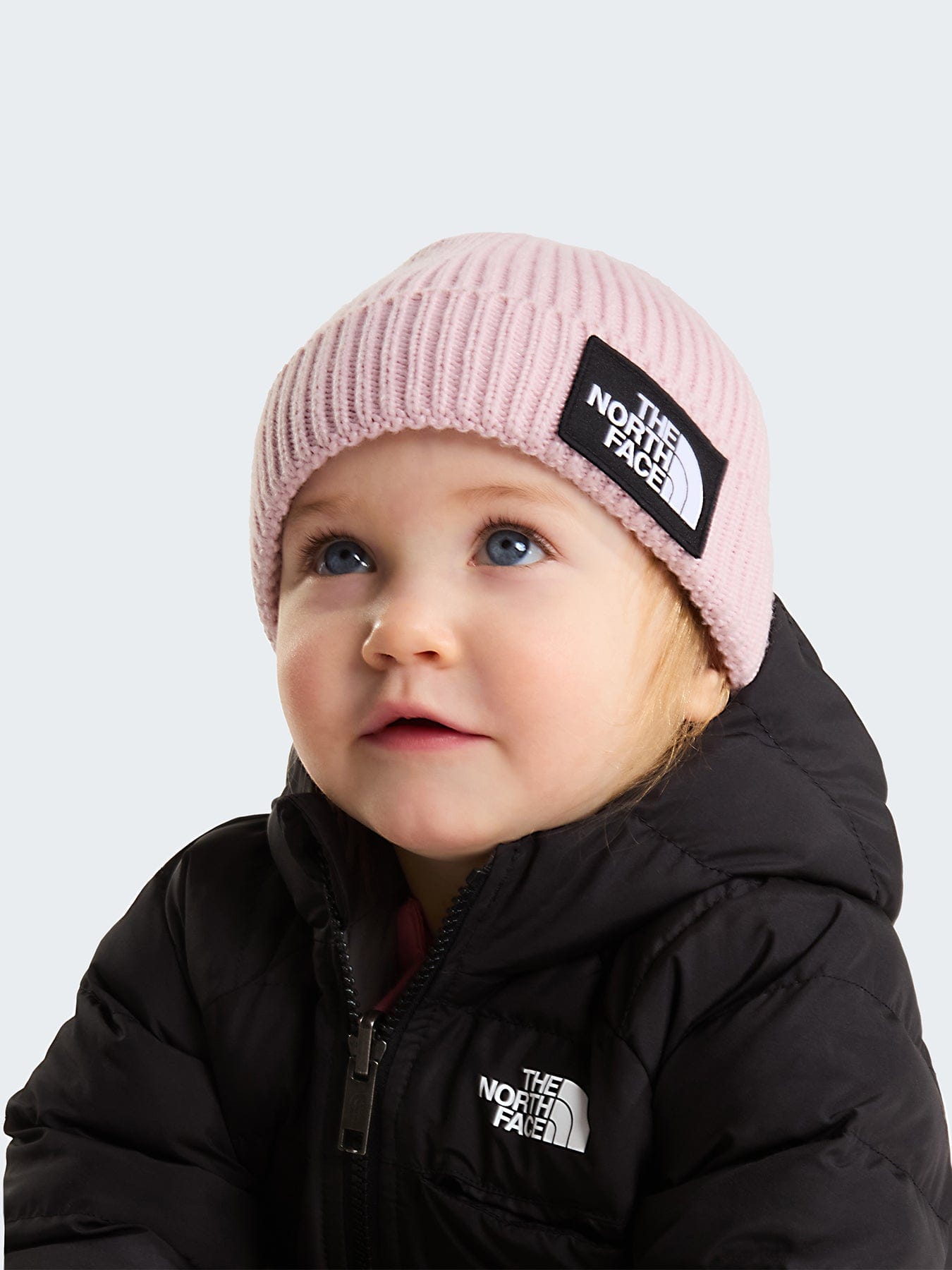 The North Face Baby Logo Box Beanie Pink