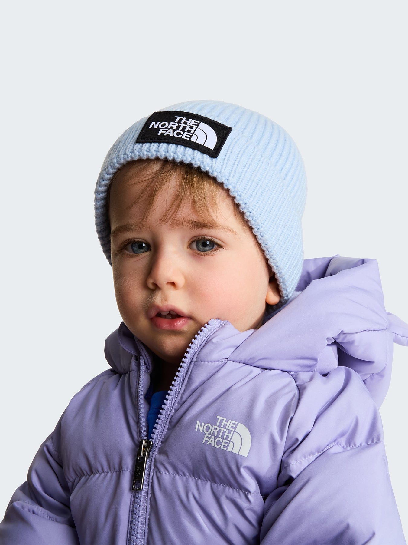 The North Face Baby Logo Box Beanie Blue