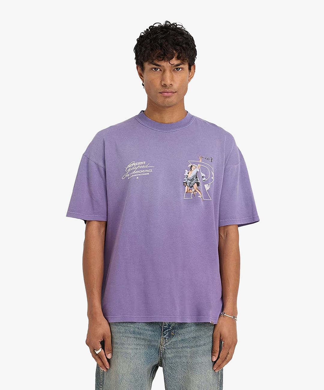 REPRESENT | HERMES T - SHIRT { PURPLE