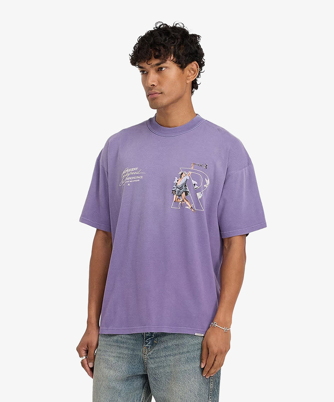 REPRESENT | HERMES T - SHIRT { PURPLE