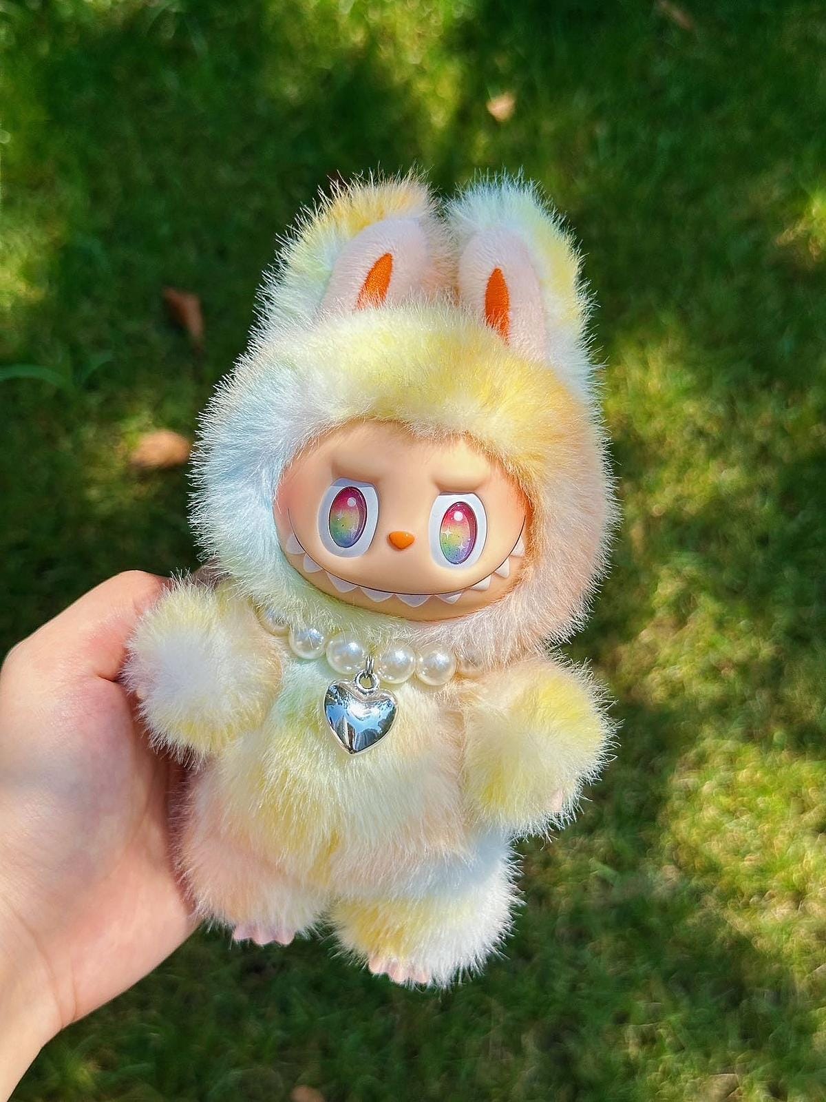 HANDMADE Rainbow Dreams – Handmade Labubu Inspired Plush Doll