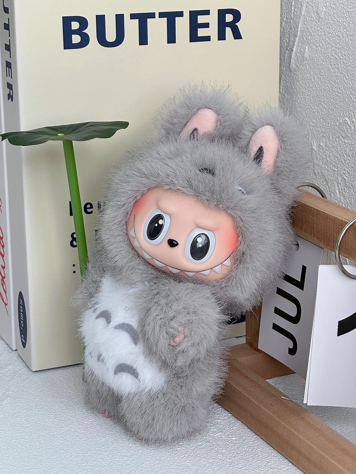 HANDMADE Totoro - Inspired Labubu– Handmade Plush Doll