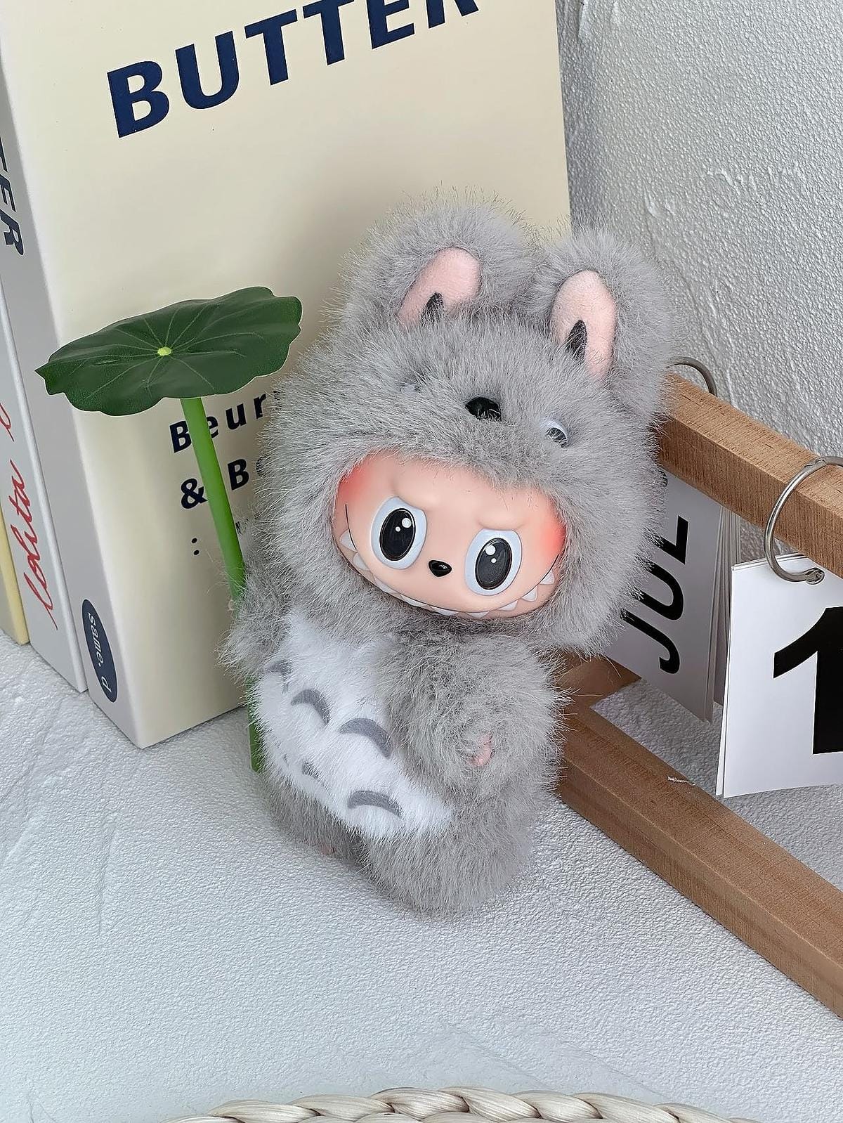HANDMADE Totoro - Inspired Labubu– Handmade Plush Doll