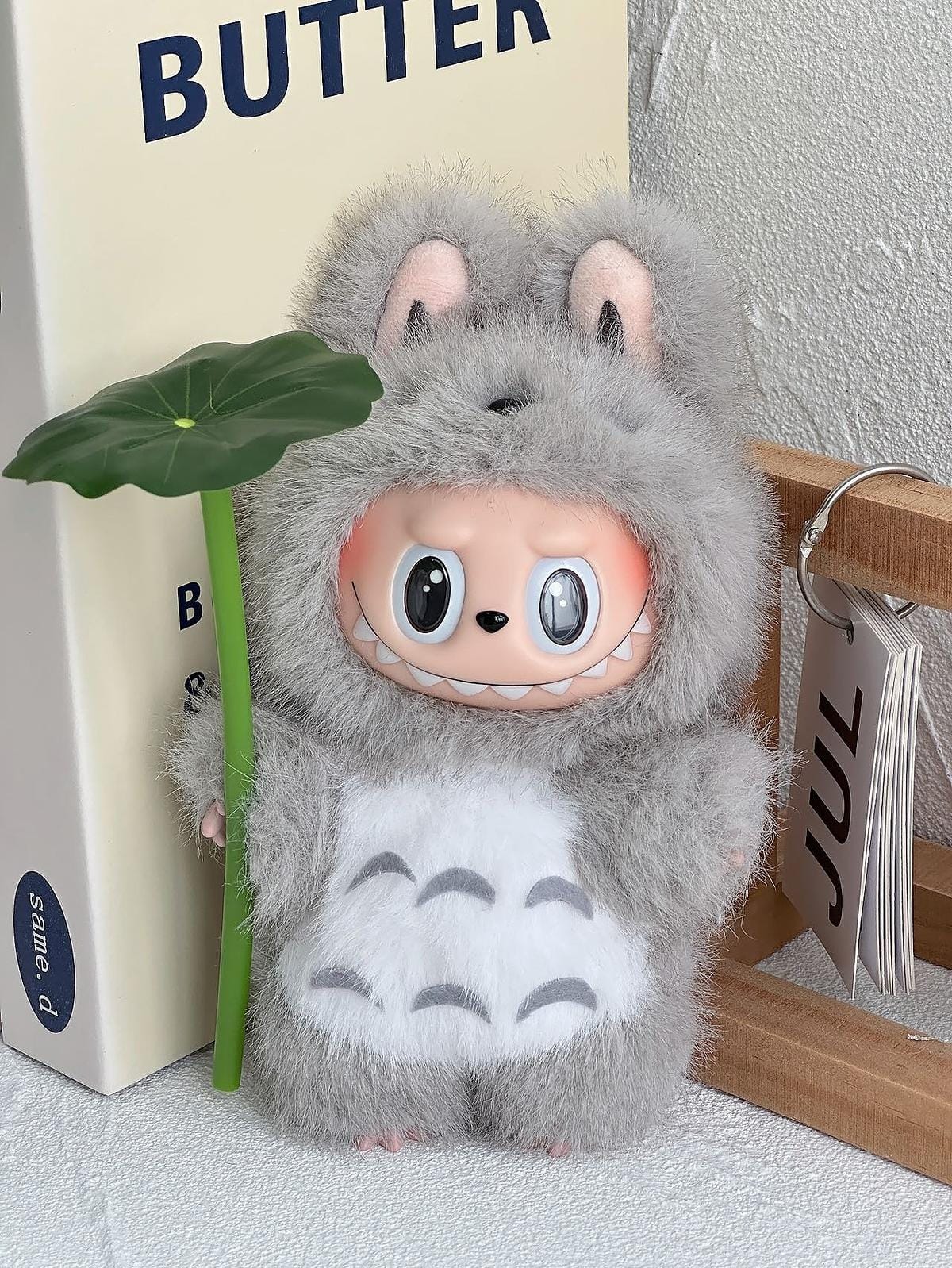 HANDMADE Totoro - Inspired Labubu– Handmade Plush Doll