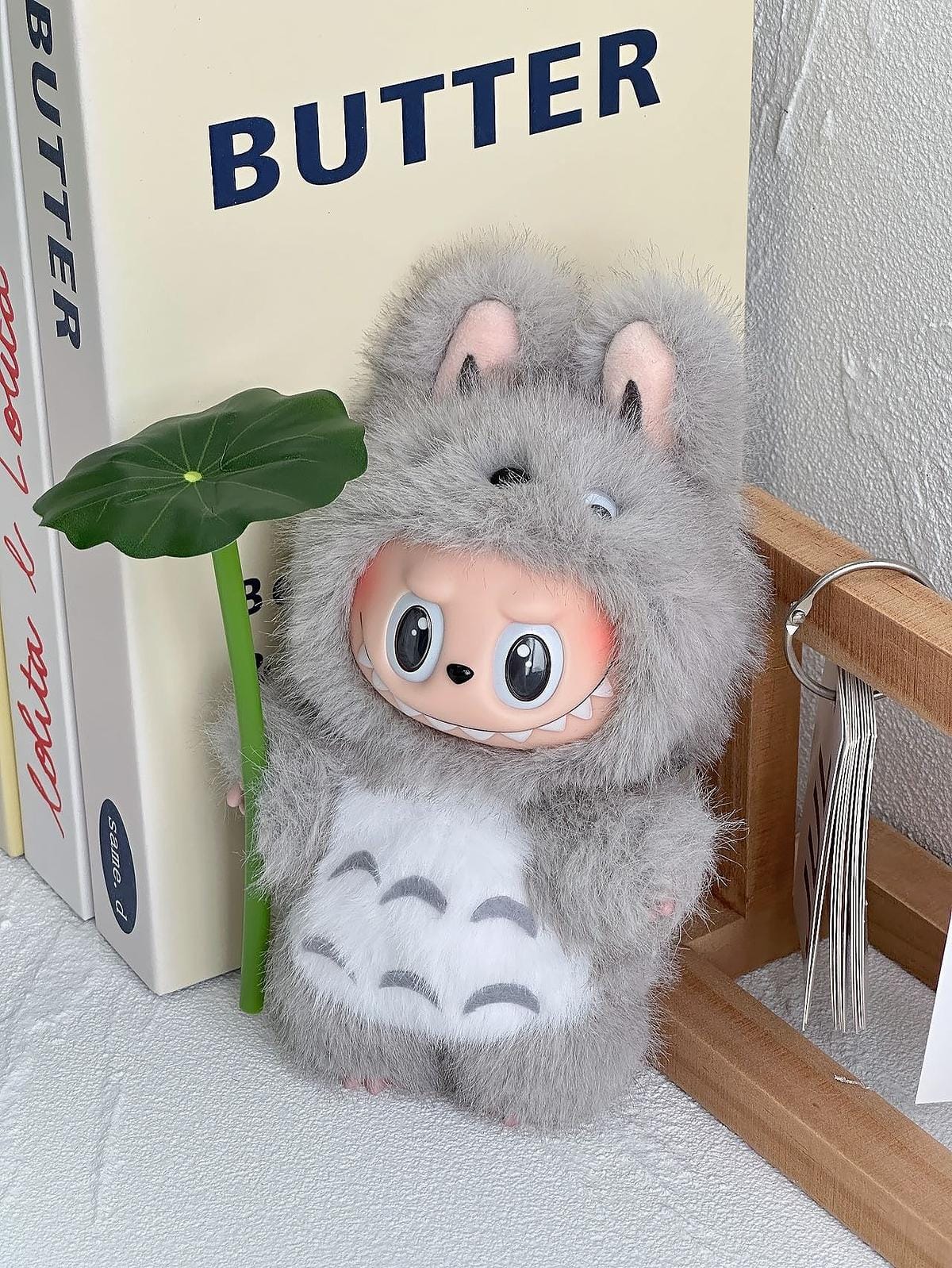 HANDMADE Totoro - Inspired Labubu– Handmade Plush Doll