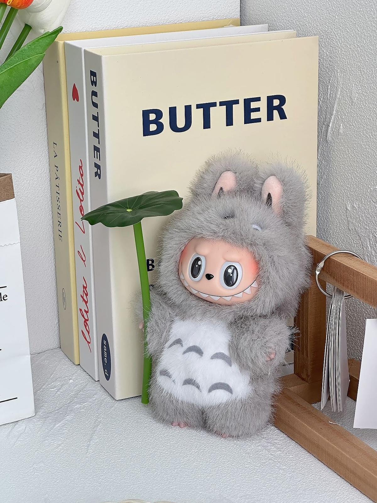 HANDMADE Totoro - Inspired Labubu– Handmade Plush Doll