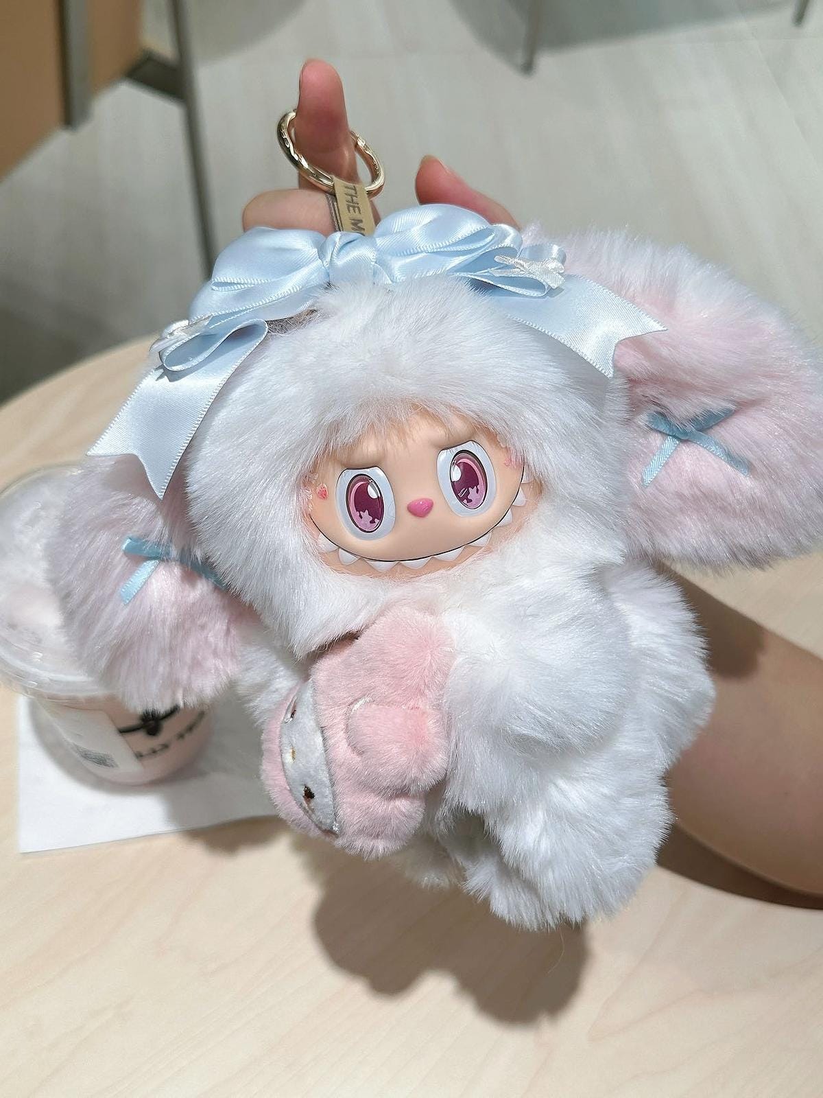 HANDMADE My Melody - Inspired Labubu – Handmade Plush Doll