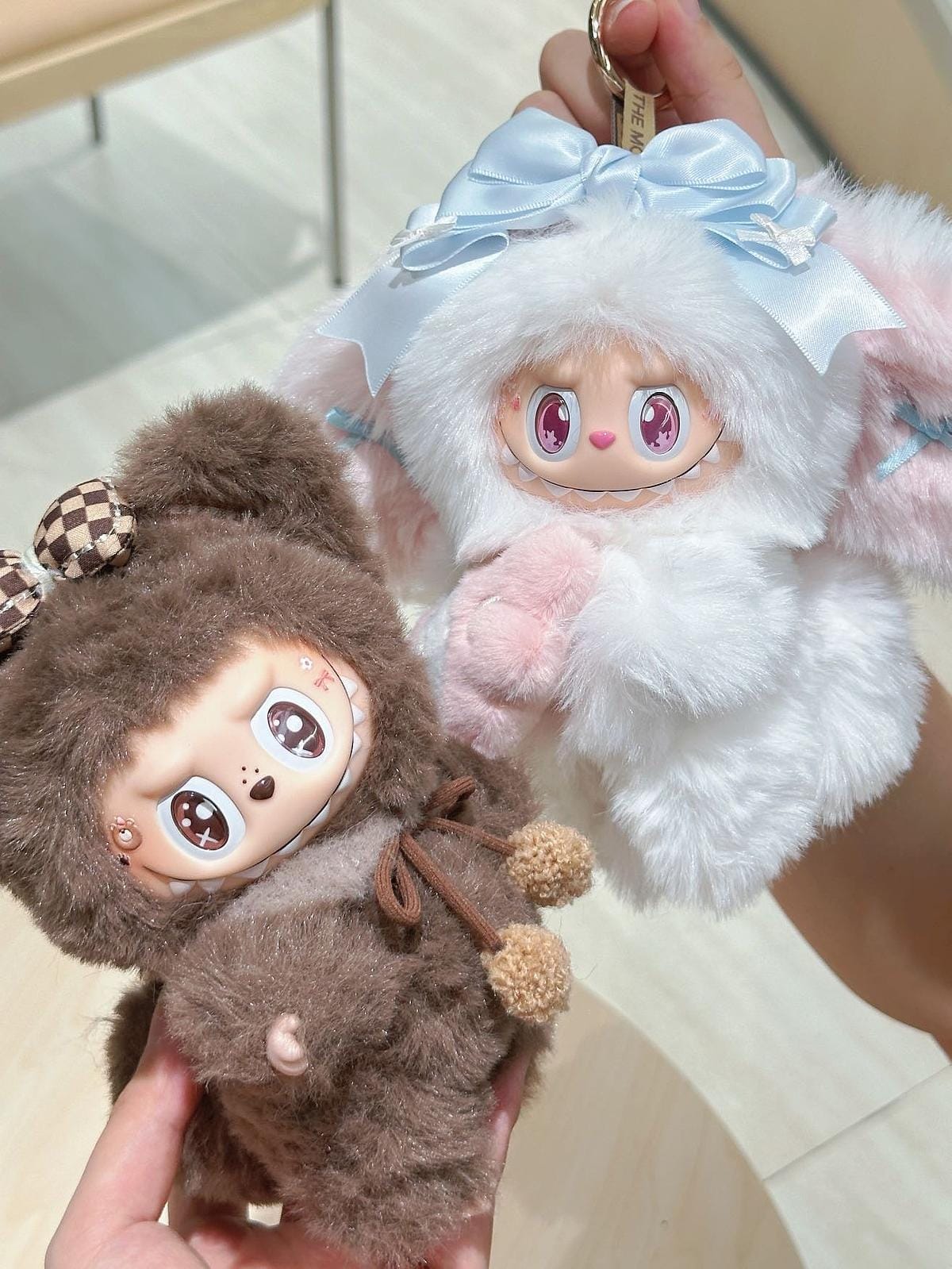 HANDMADE Brown Teddy labubu – Handmade Plush Doll