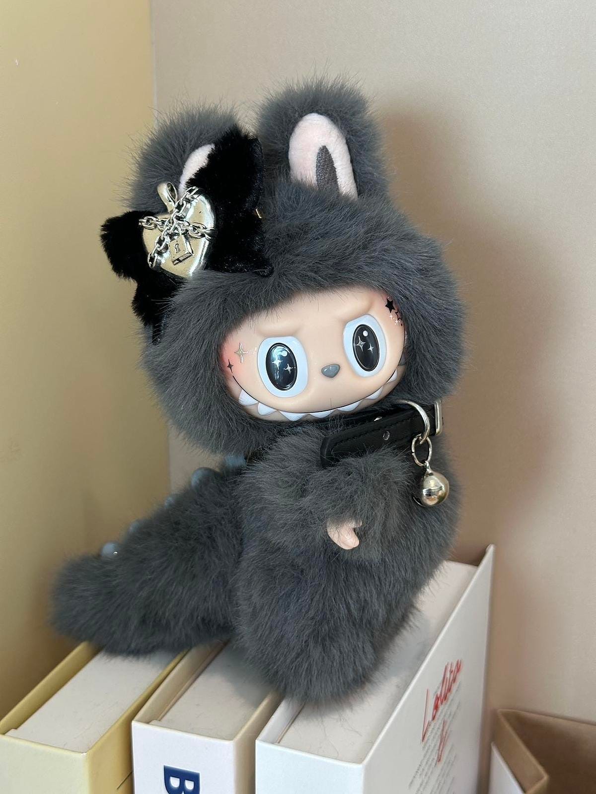 HANDMADE Punk Labubu – Handmade Plush Doll