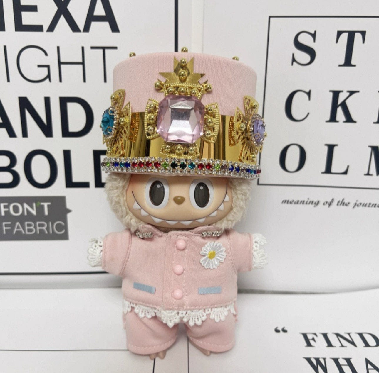 Fashion G - Dragon inspired Labubu fashion outfit(pink)