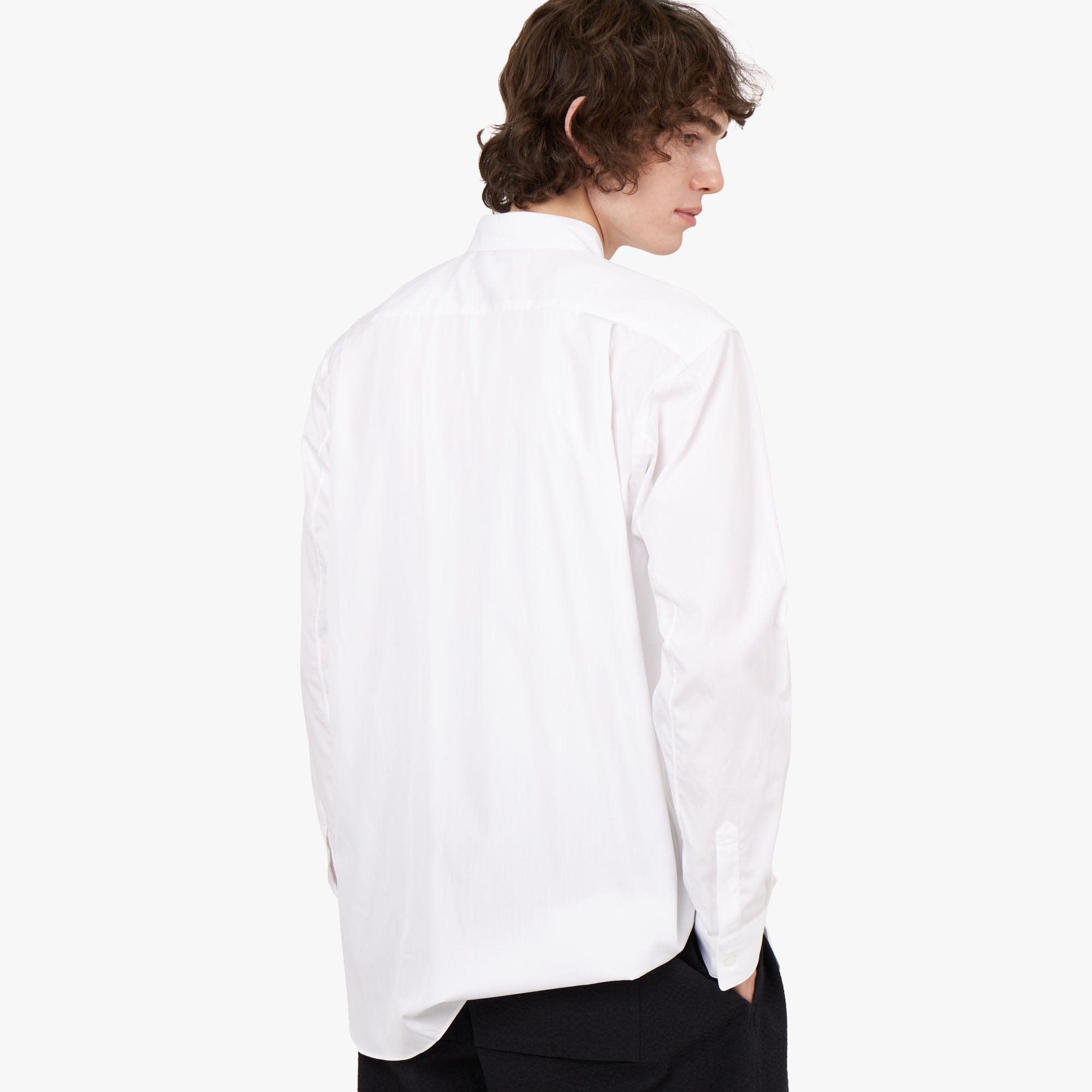 COMME des GARÇONS SHIRT Oversized Pocket Shirt / White