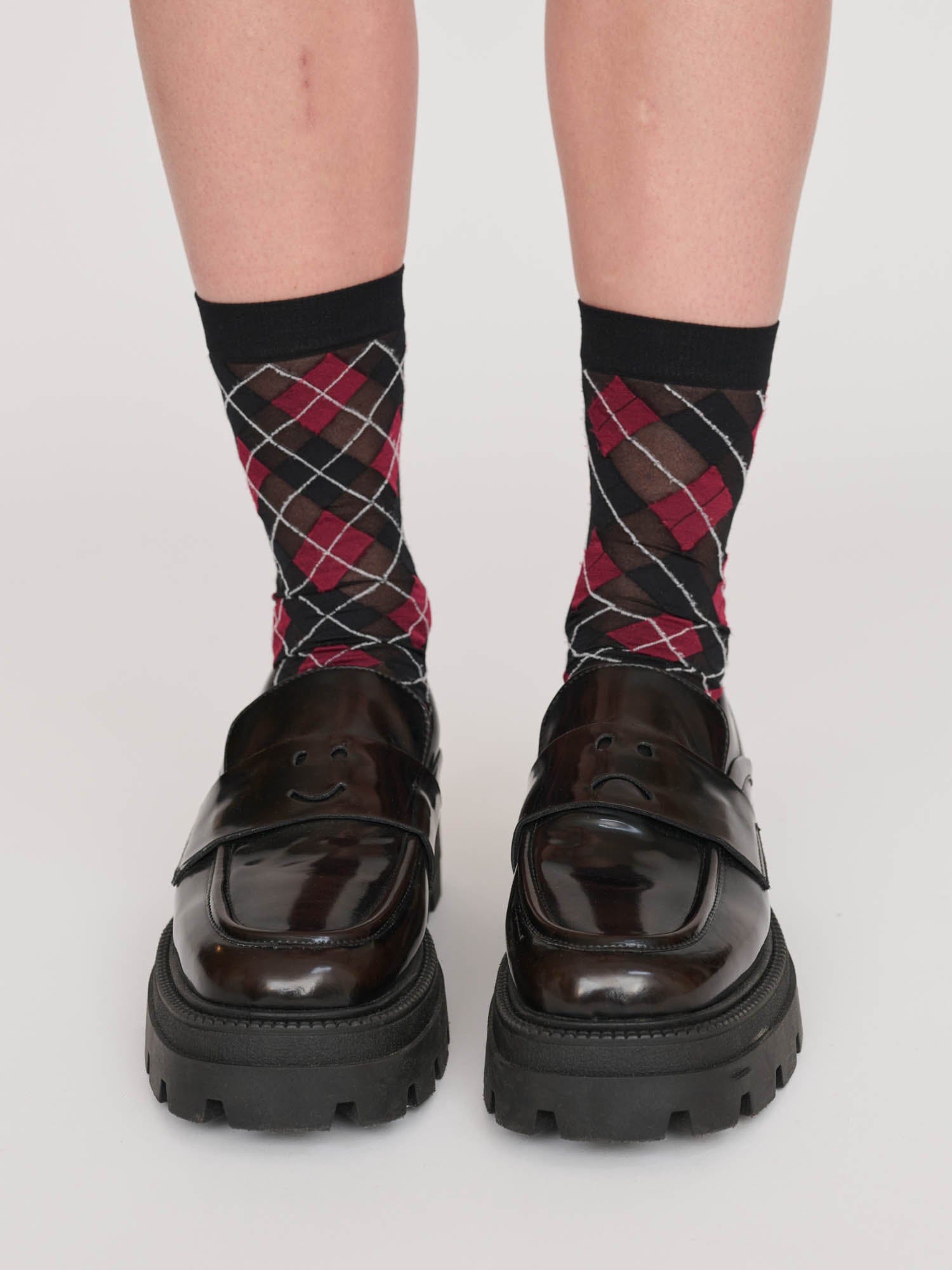 Lazy Oaf Happy Sad Cut Out Loafer