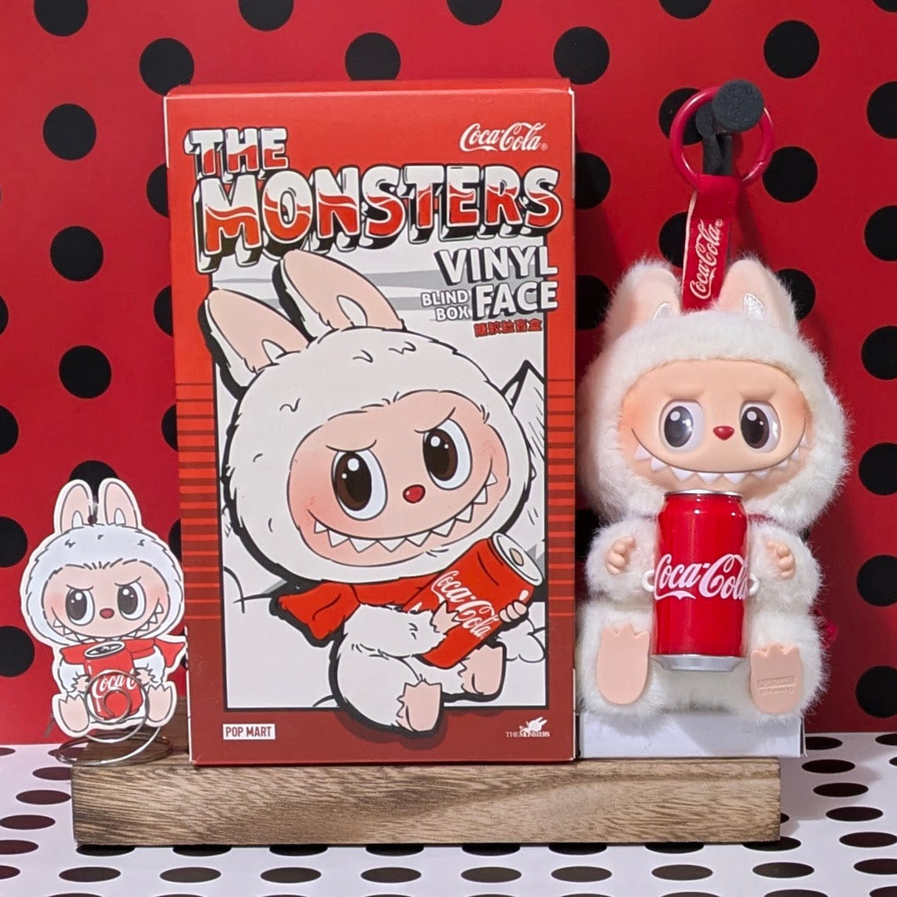 Ralphie's Funhouse POPMART Labubu COCA - COLA SERIES - Vinyl Face