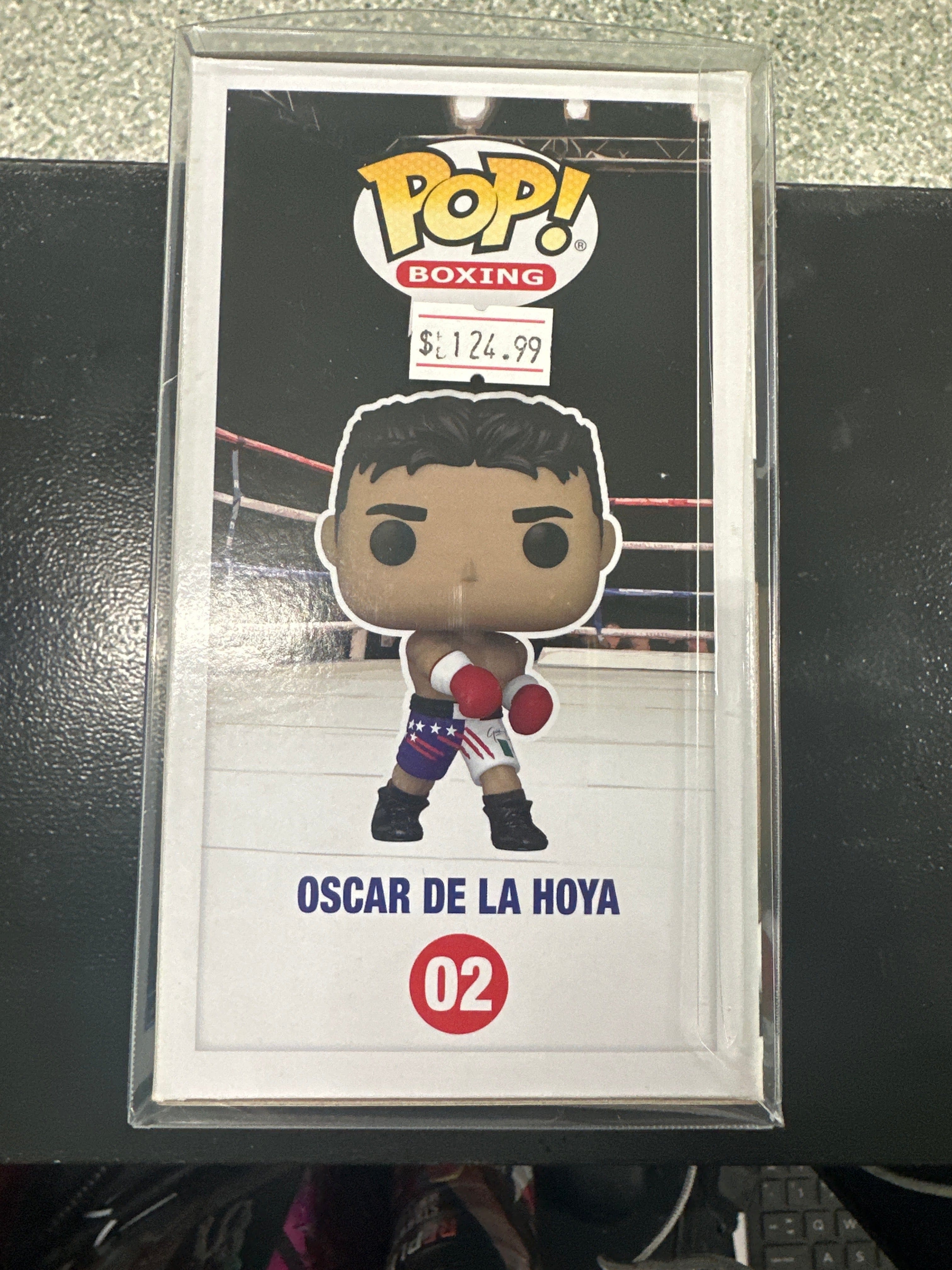 Funko Pop Oscar De La Hoya 02 Autograph (see pictures) Vinyl Figure