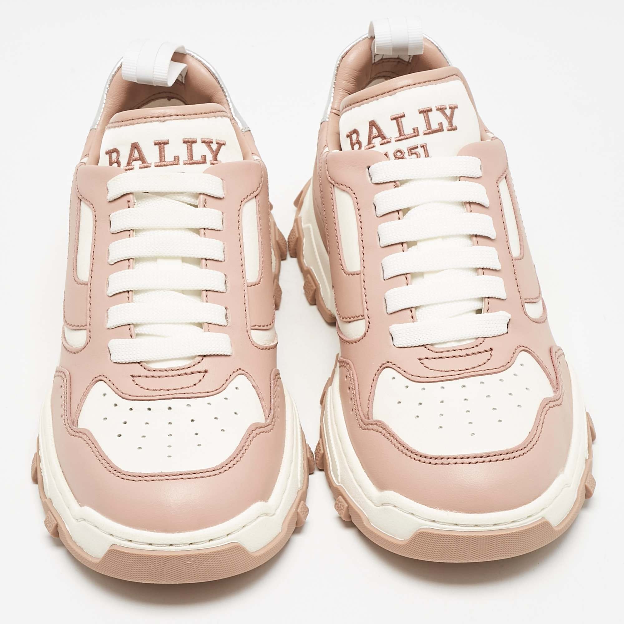 HOLDEN Bally Old Rose/white Leather Holden Sneakers