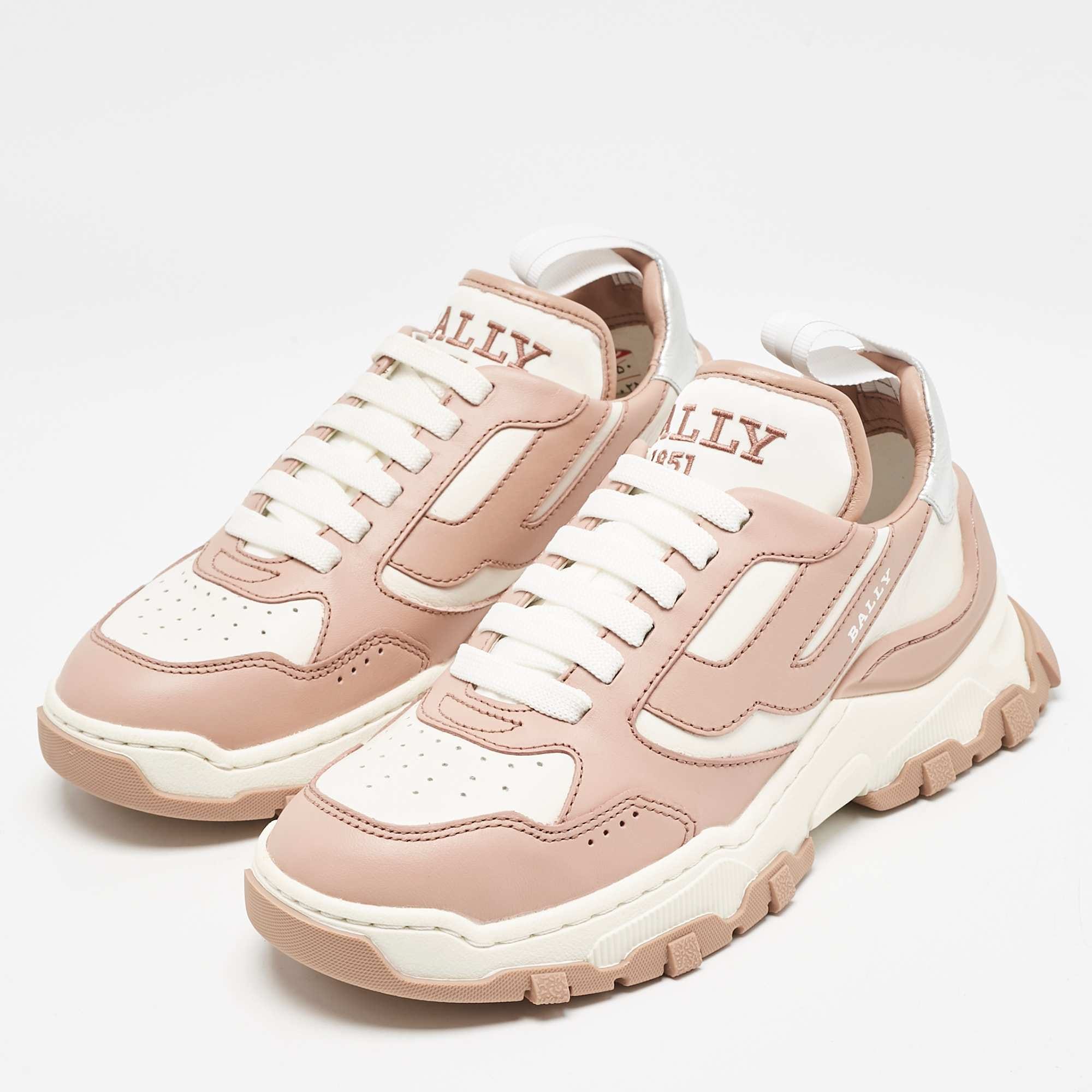 HOLDEN Bally Old Rose/white Leather Holden Sneakers