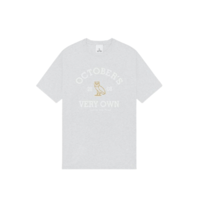 OVO T-Shirt Collegiate Ash Heather Grey