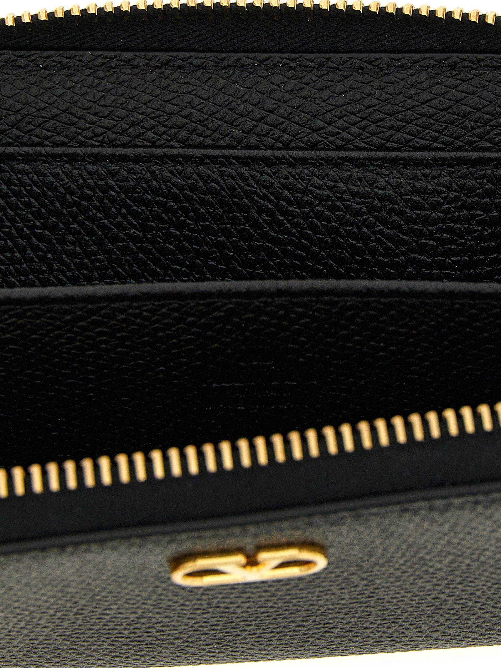Valentino Garavani Vlogo Signature Card Case — Black