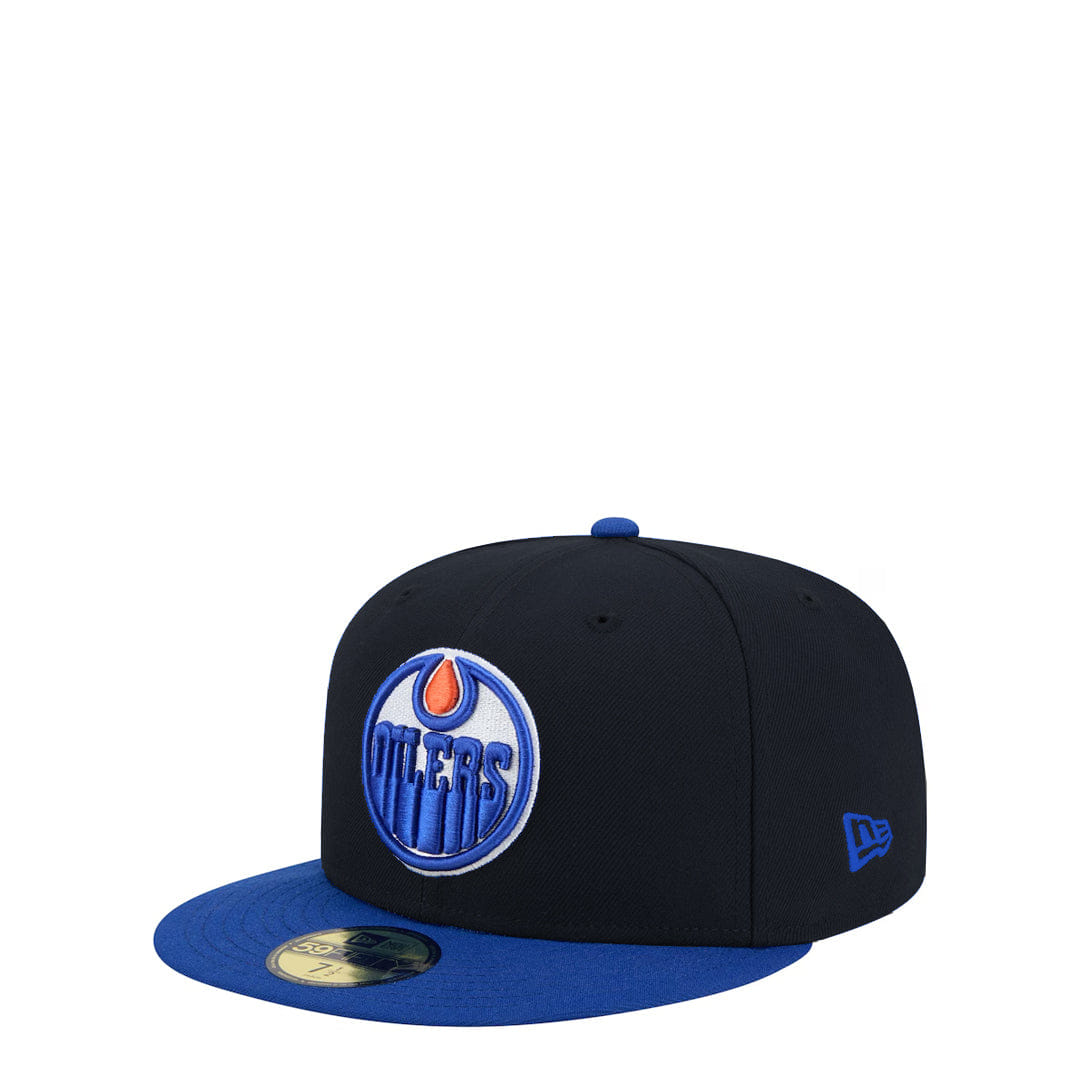 NEW ERA NHL EDMONTON OILERS 59FIFTY FITTED BLACK/BLUE
