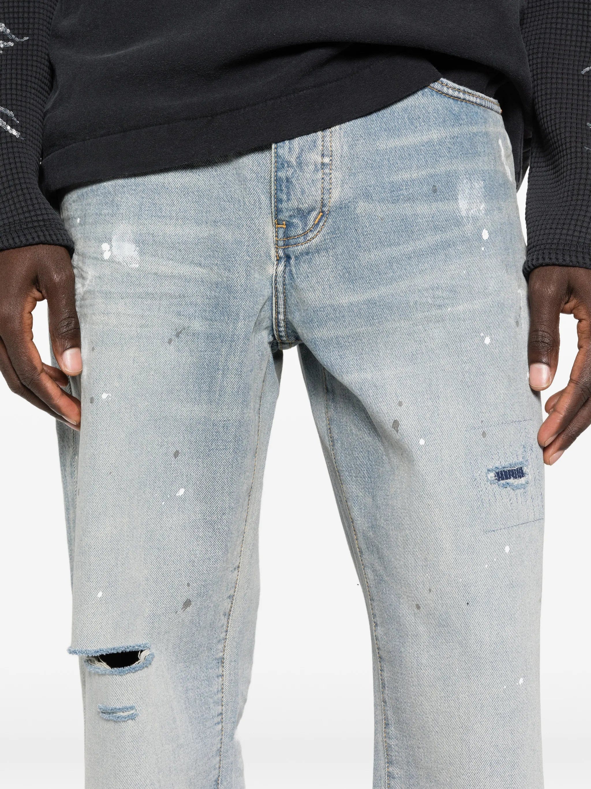 Purple Brand distressed - effect denim jeans