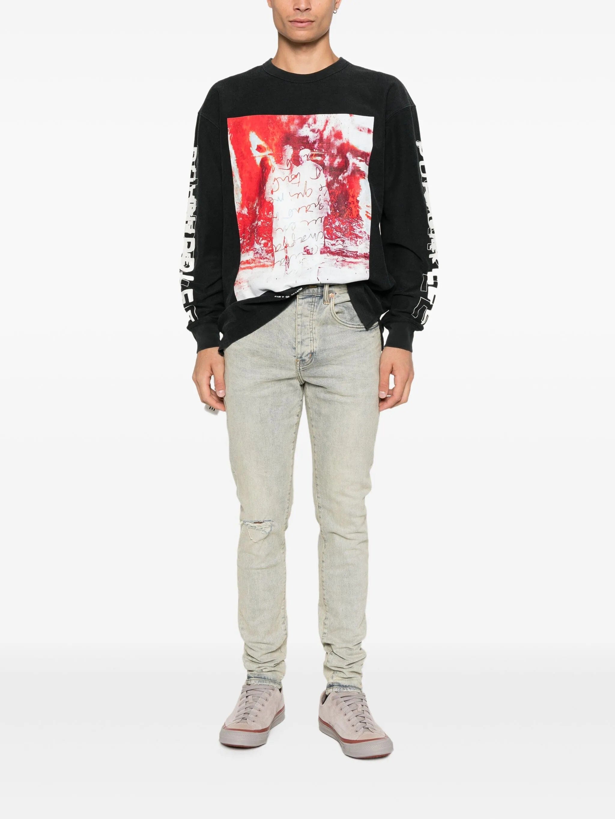 Purple Brand P002 distressed jeans