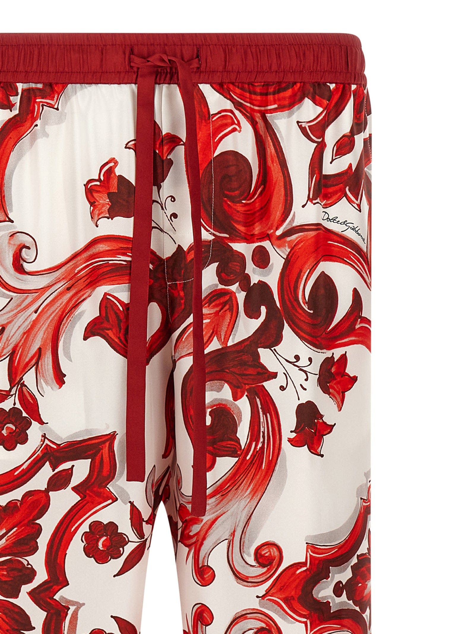 Dolce & Gabbana Silk Casual Men's Pants