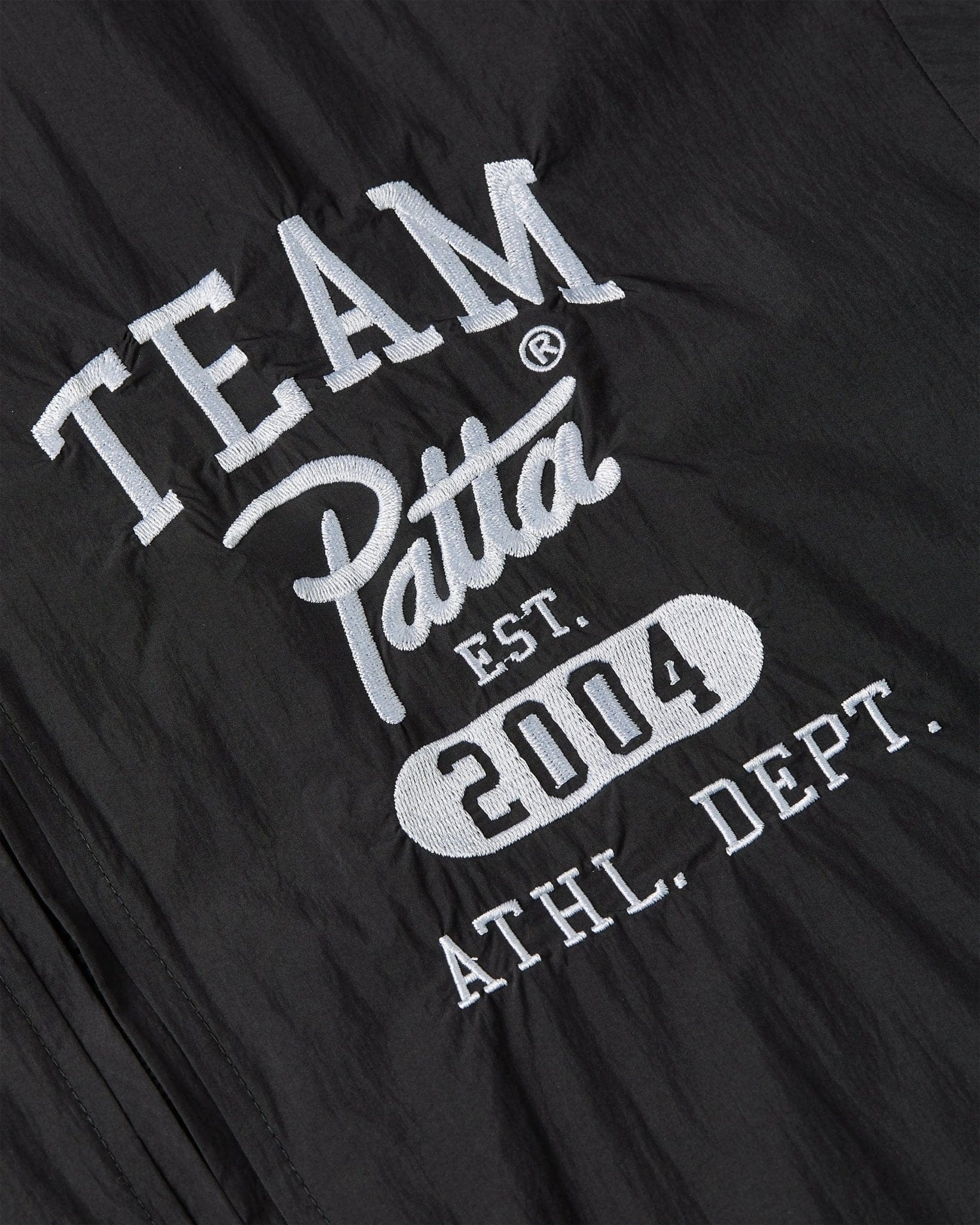 Patta Athletic Nylon Track Jacket (Black)
