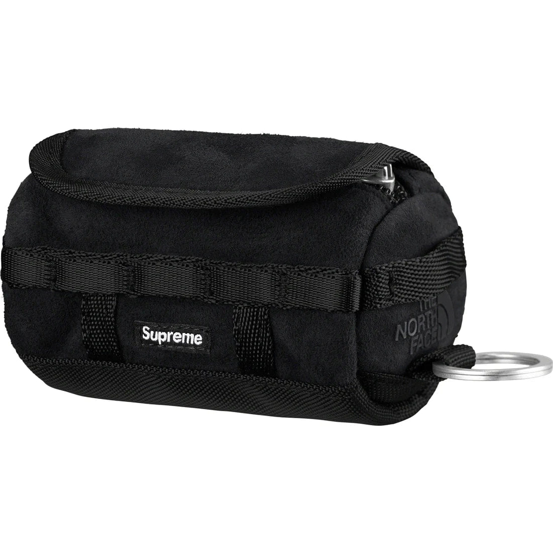 The North Face Suede Base Camp Duffle Keychain