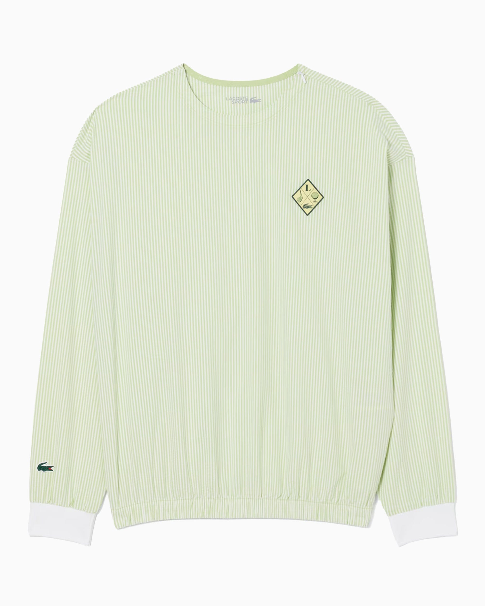Lacoste Sudadera de rayas Relaxed Lacoste Ultra Dry para hombre