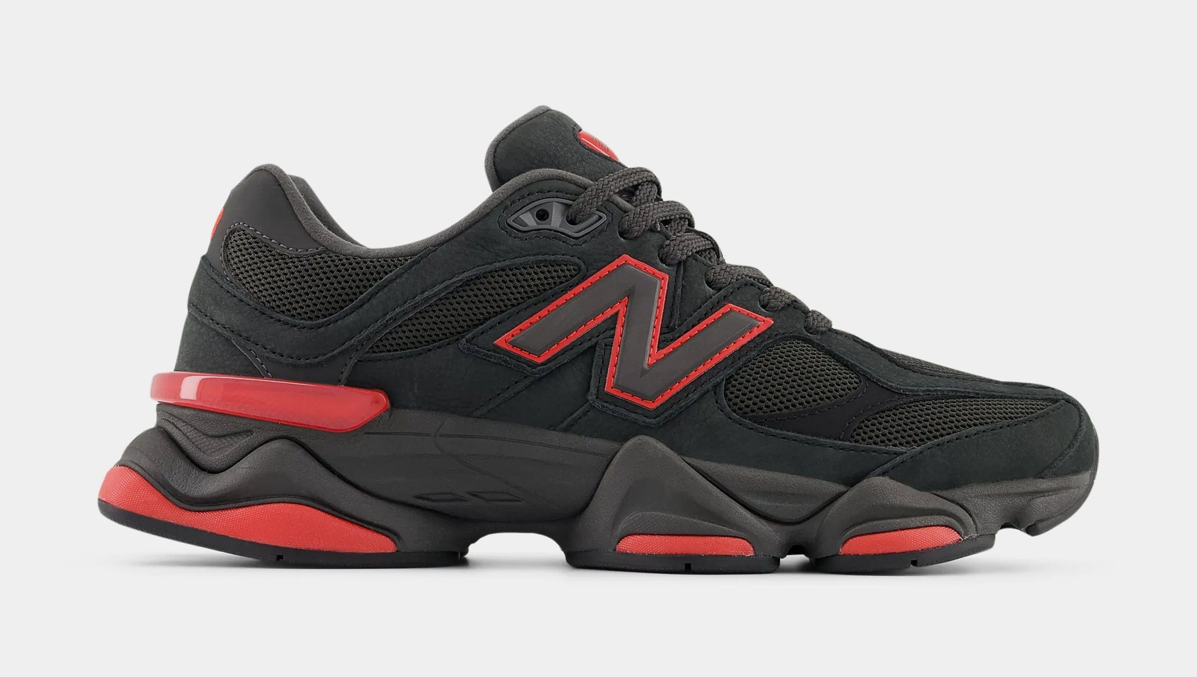 Newbalance 9060 Mens Lifestyle Shoes (Black/Red)