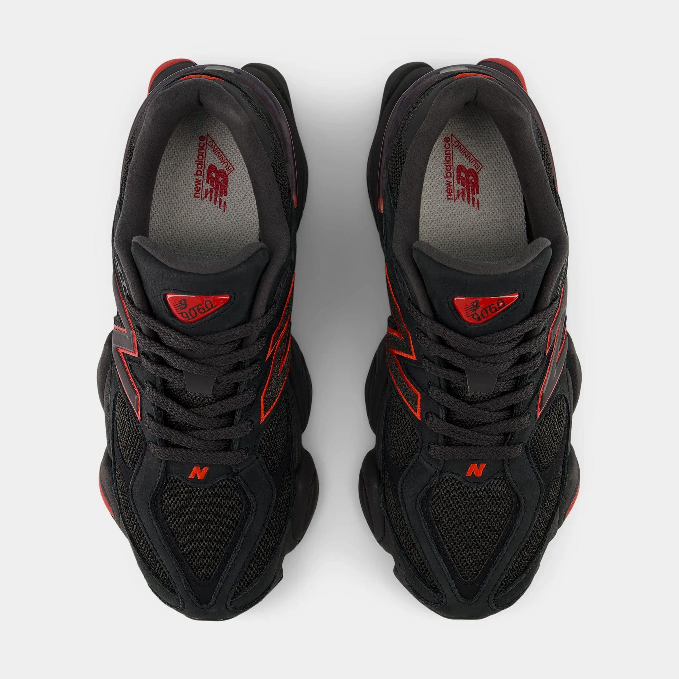 Newbalance 9060 Mens Lifestyle Shoes (Black/Red)