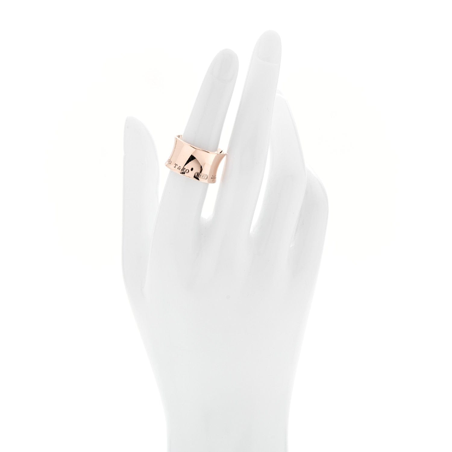 Tiffany Rubedo Wide 1837 Band Ring 52 6