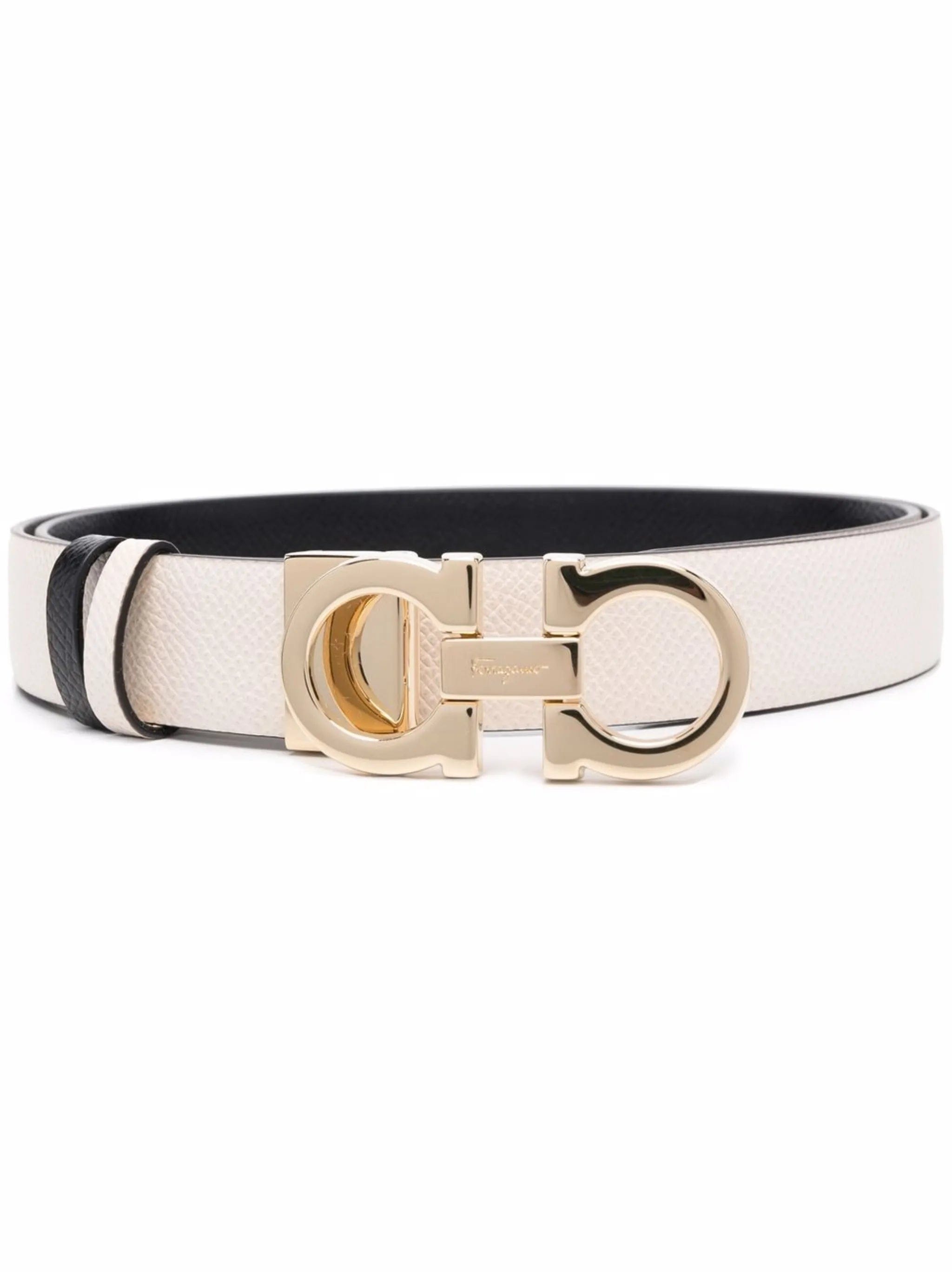 Ferragamo reversible and adjustable Gancini belt