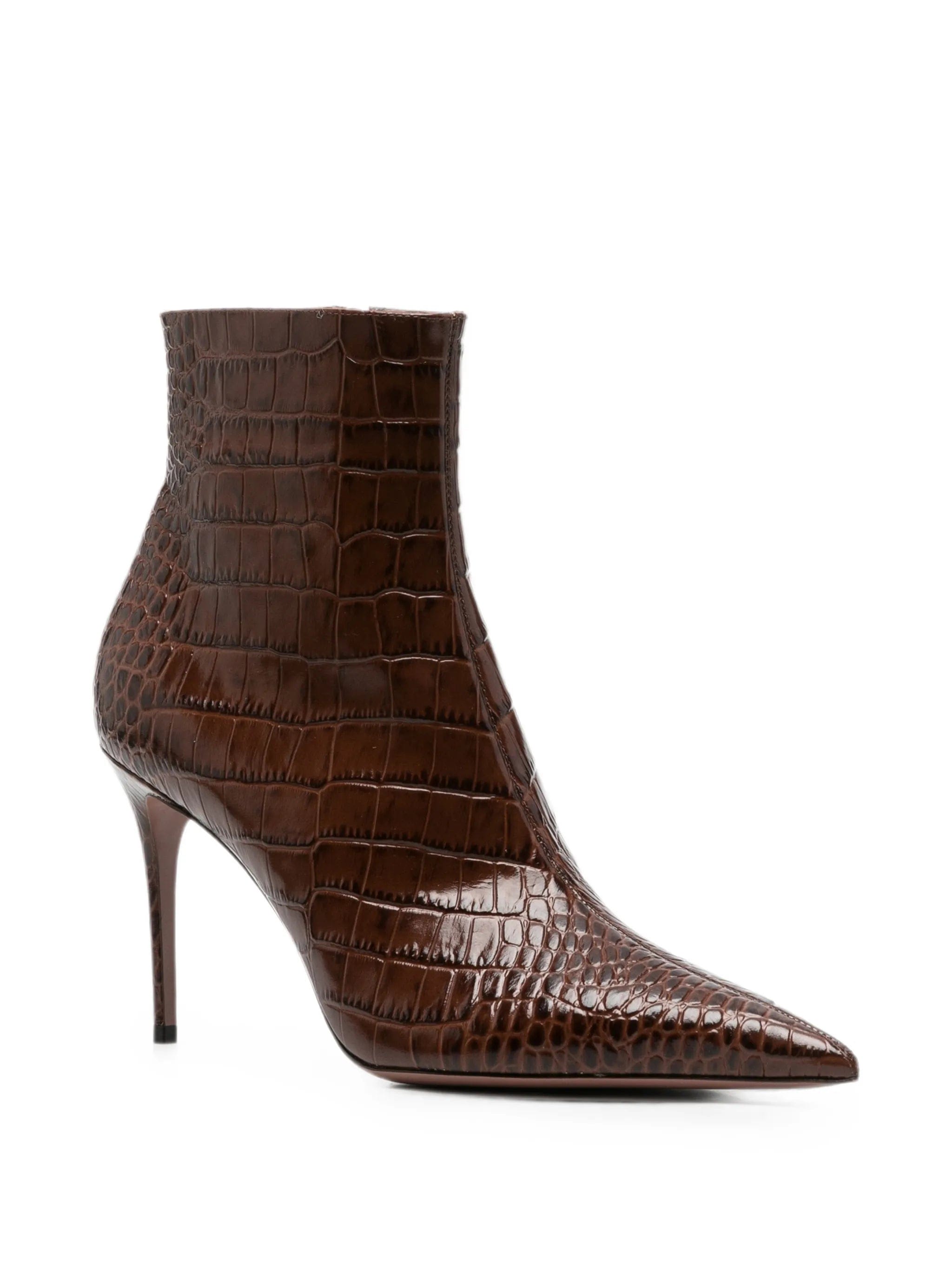 Paris Texas Vera leather ankle boots