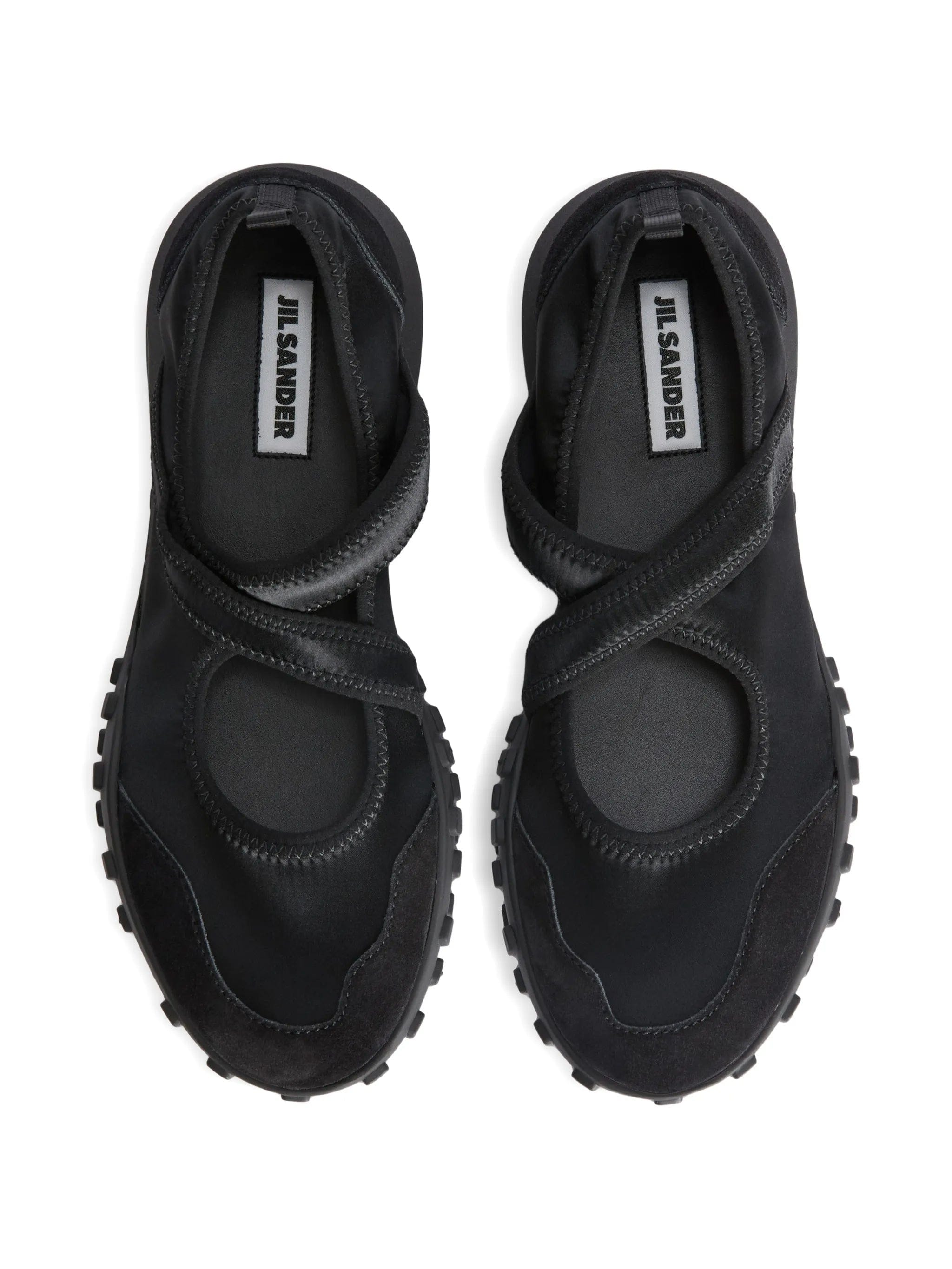 Jil Sander Moon cross - over sneakerinas