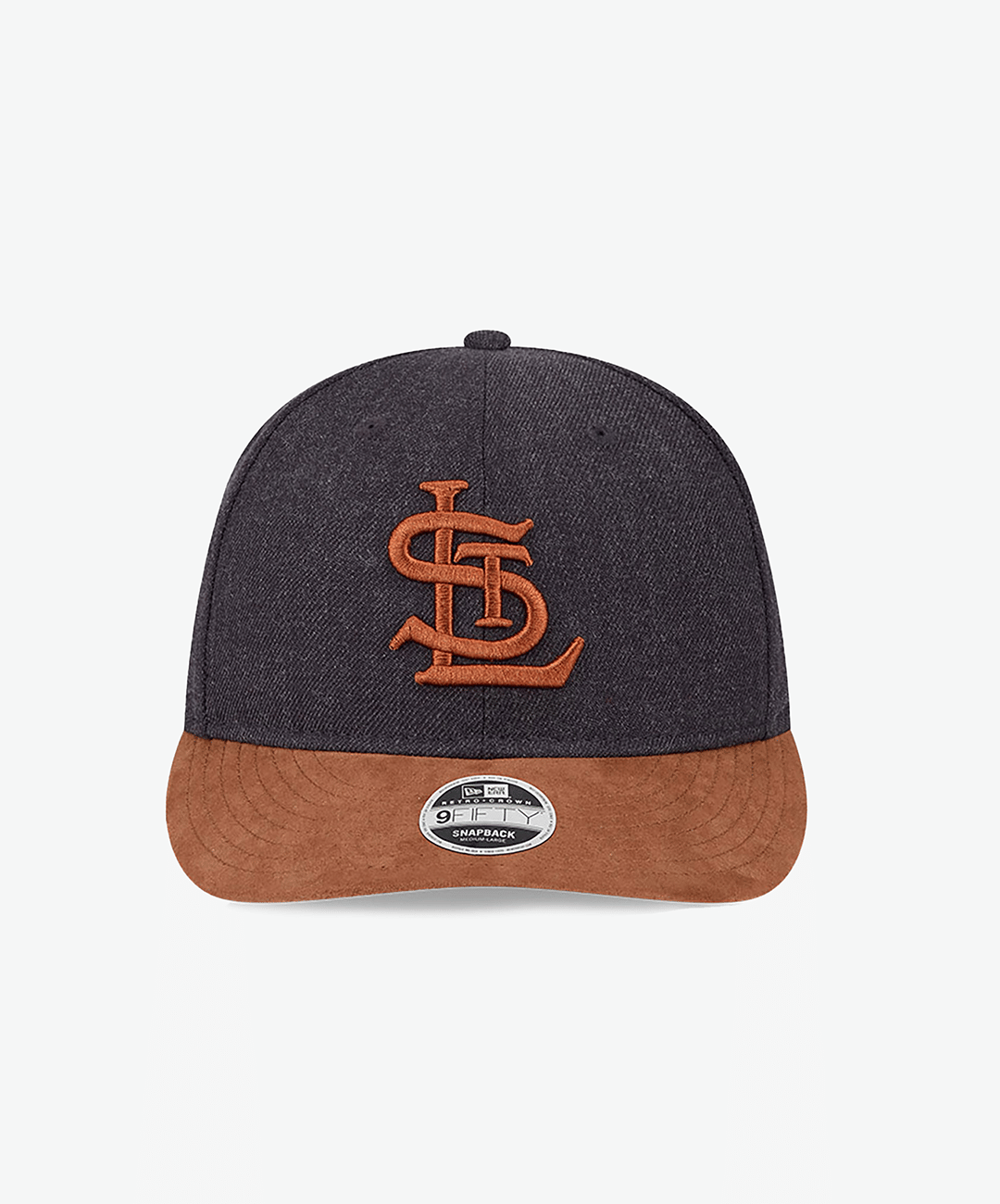 New Era | ST. LOUIS CARDINALS MLB TWO TONE NAVY RETRO CROWN 9FIFTY STRAPBACK CAP { BLUE
