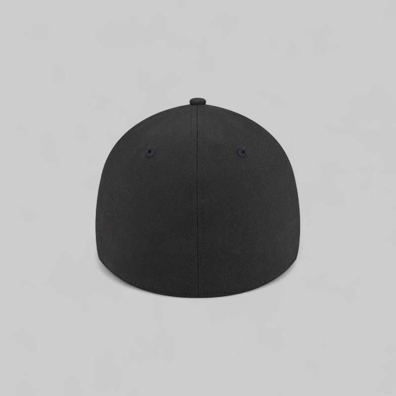 New Era All Blacks Classic Collection 39Thirty Metallic Silver/Black