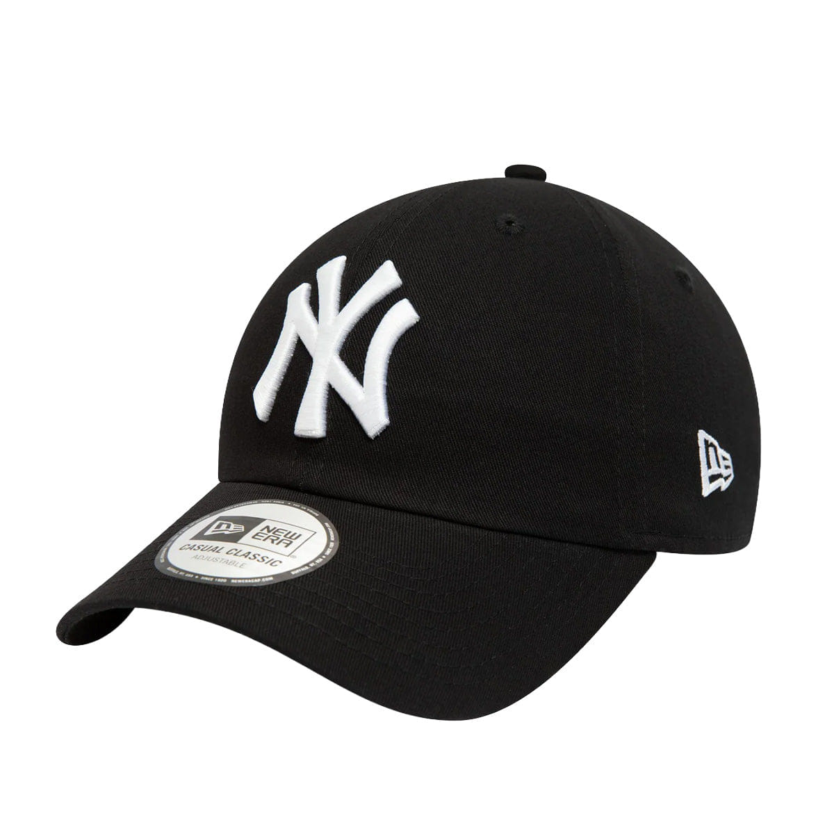 New Era New York Yankees League Essential White On Black 9TWENTY Adjustable Cap