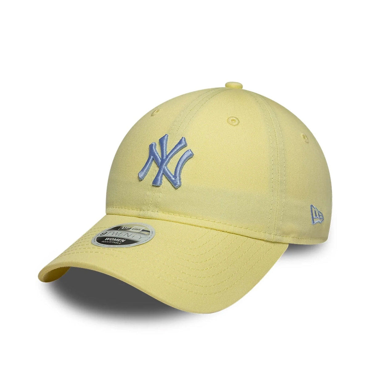 New Era New York Yankees Womens MLB League Essential Pastel Yellow 9TWENTY Adjustable Cap