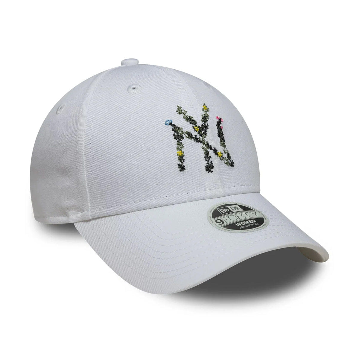 New Era New York Yankees Womens MLB Floral Infill White 9FORTY Adjustable Cap