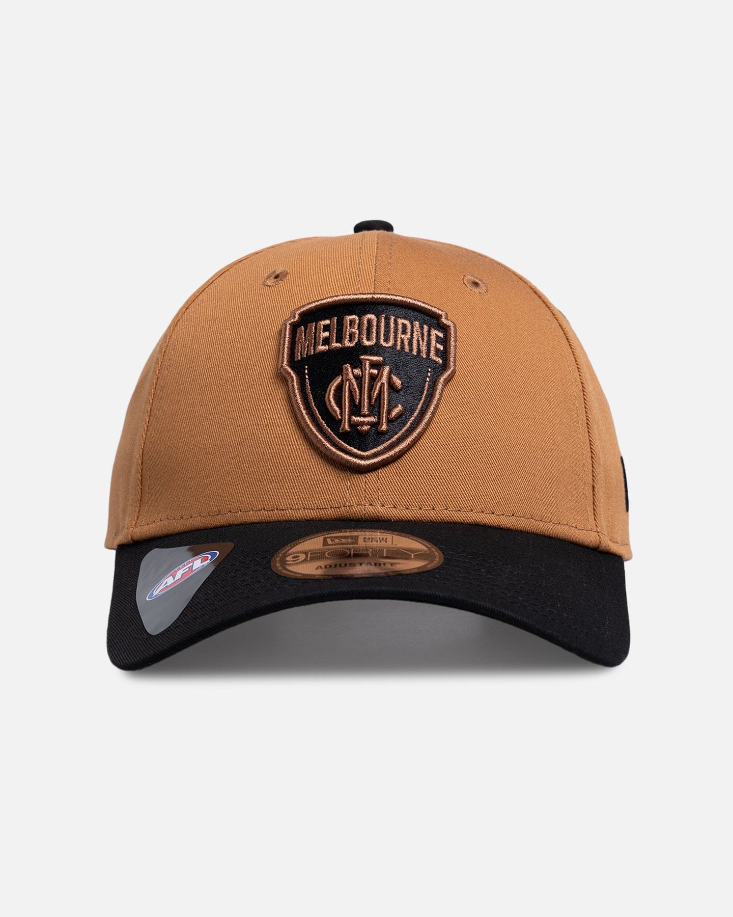 New Era Melbourne Football Club AFL 2026 9FORTY Strapback Med Beige