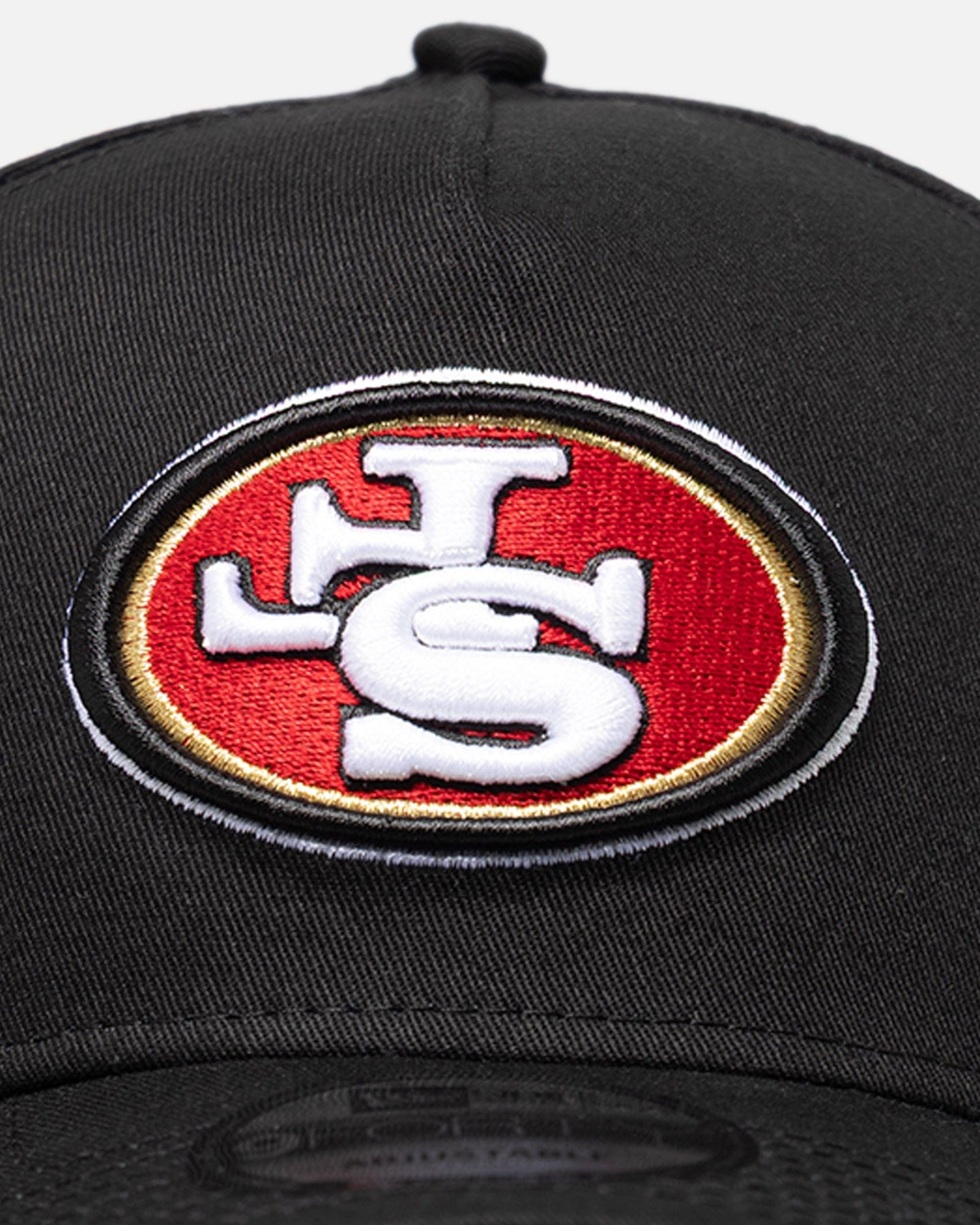 New Era San Francisco 49ers Upside Down Logo 9FORTY A - Frame Snapback Black/Official Team Color