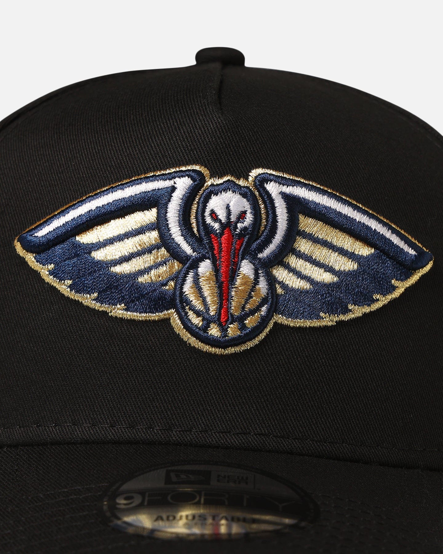 New Era New Orleans Pelicans 9FORTY A - Frame Snapback Black