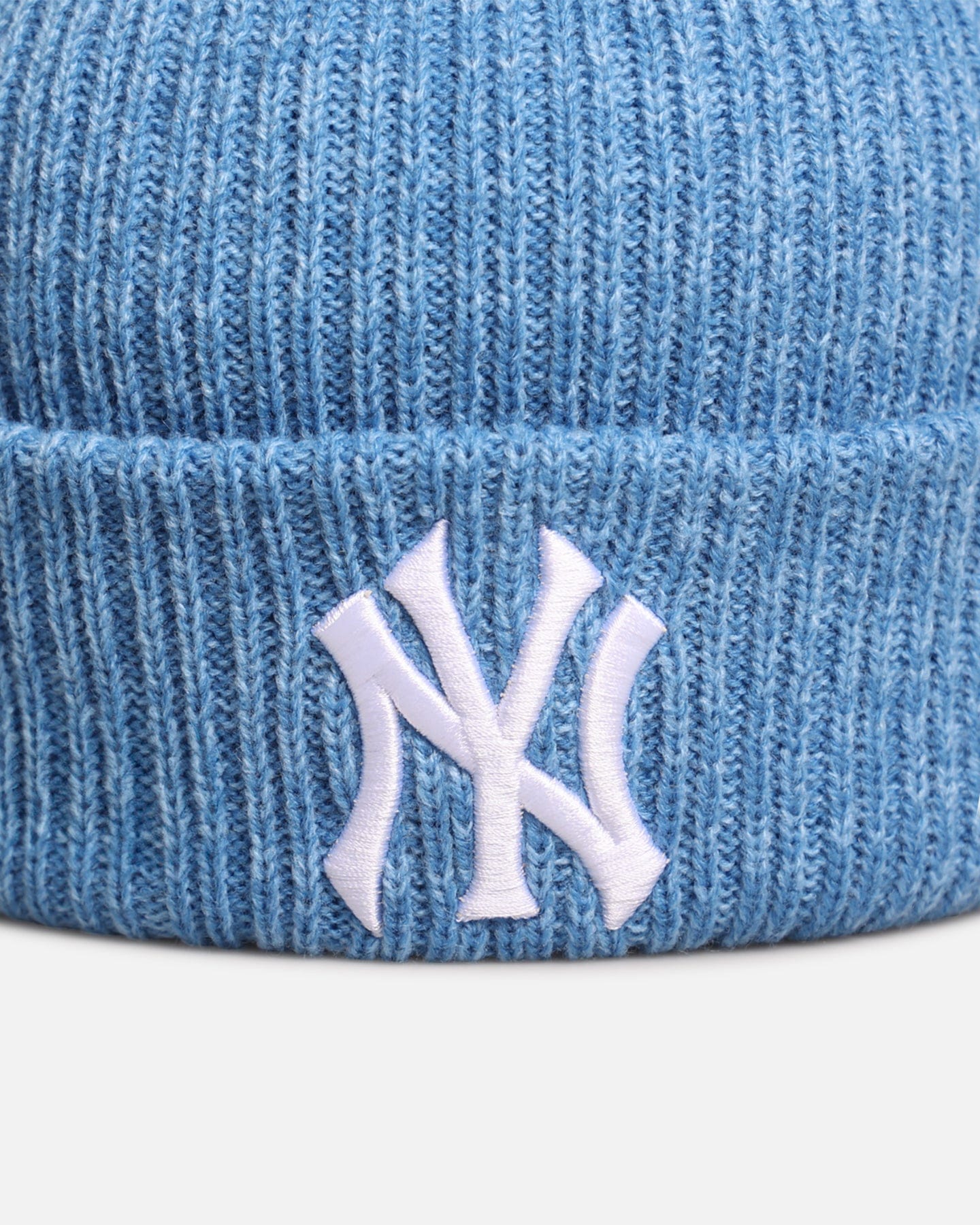 New Era New York Yankees Melange Knitted Beanie Blue