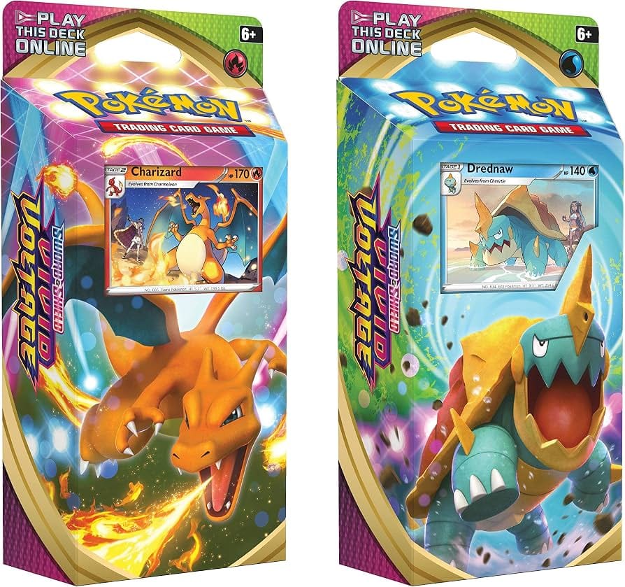 POKÉMON TCG Sword and Shield - Vivid Voltage Charizard/Drednaw Theme Deck