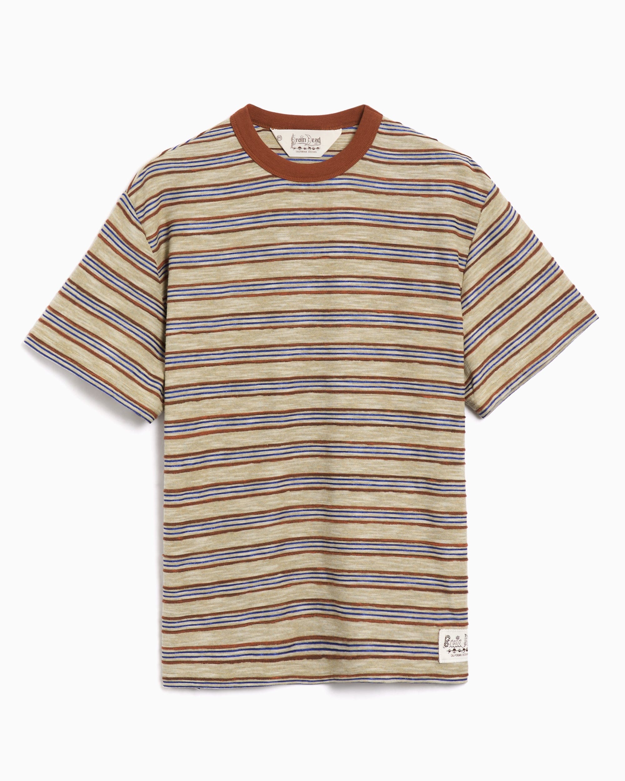 Brain Dead Camiseta de rayas Brain Dead Pudu para hombre
